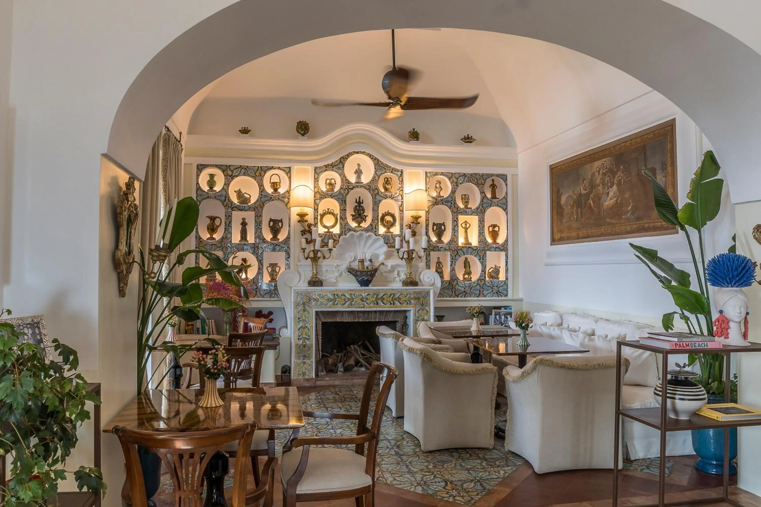 Living room in Villa Treville