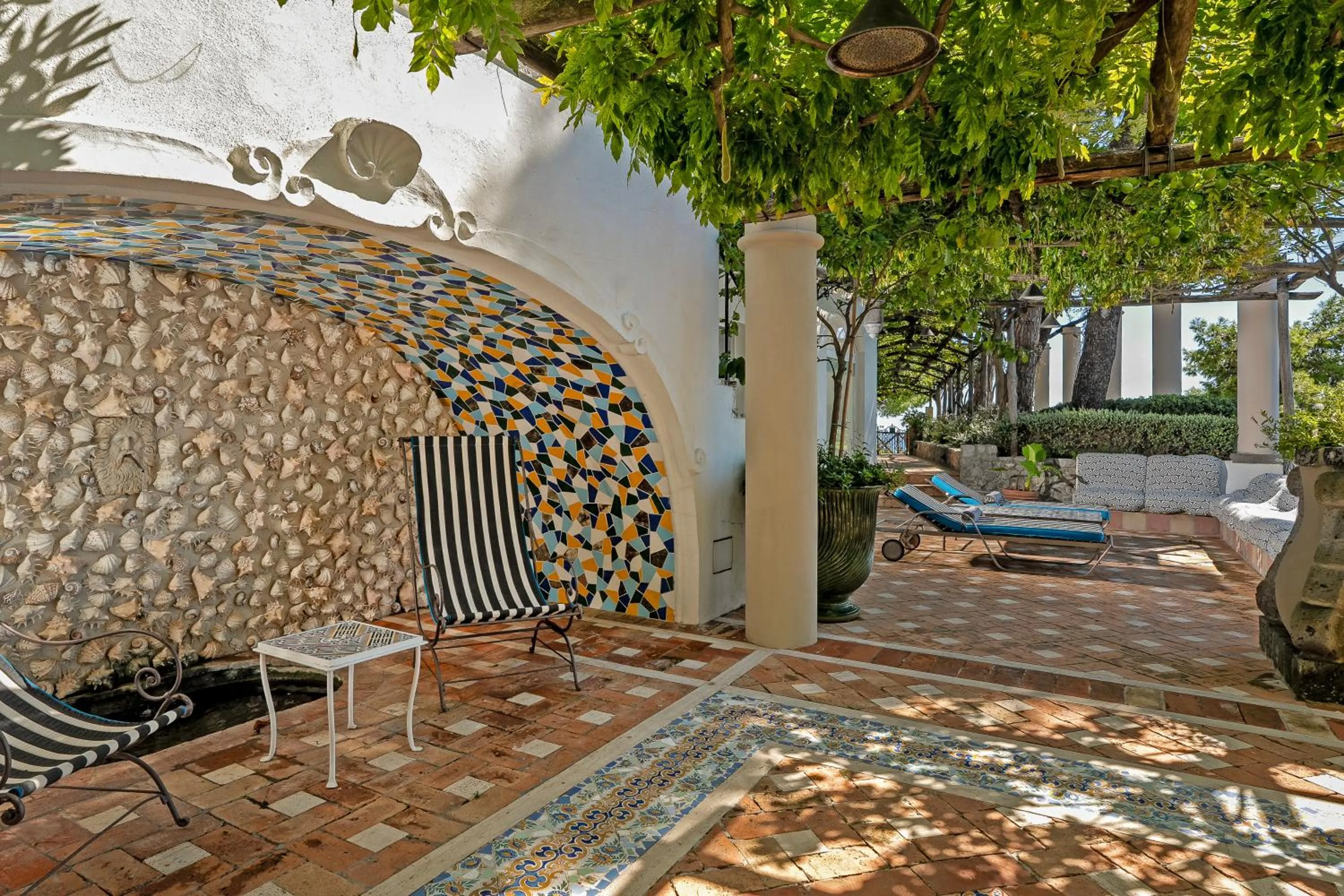 Balcony/Terrace in Villa Treville