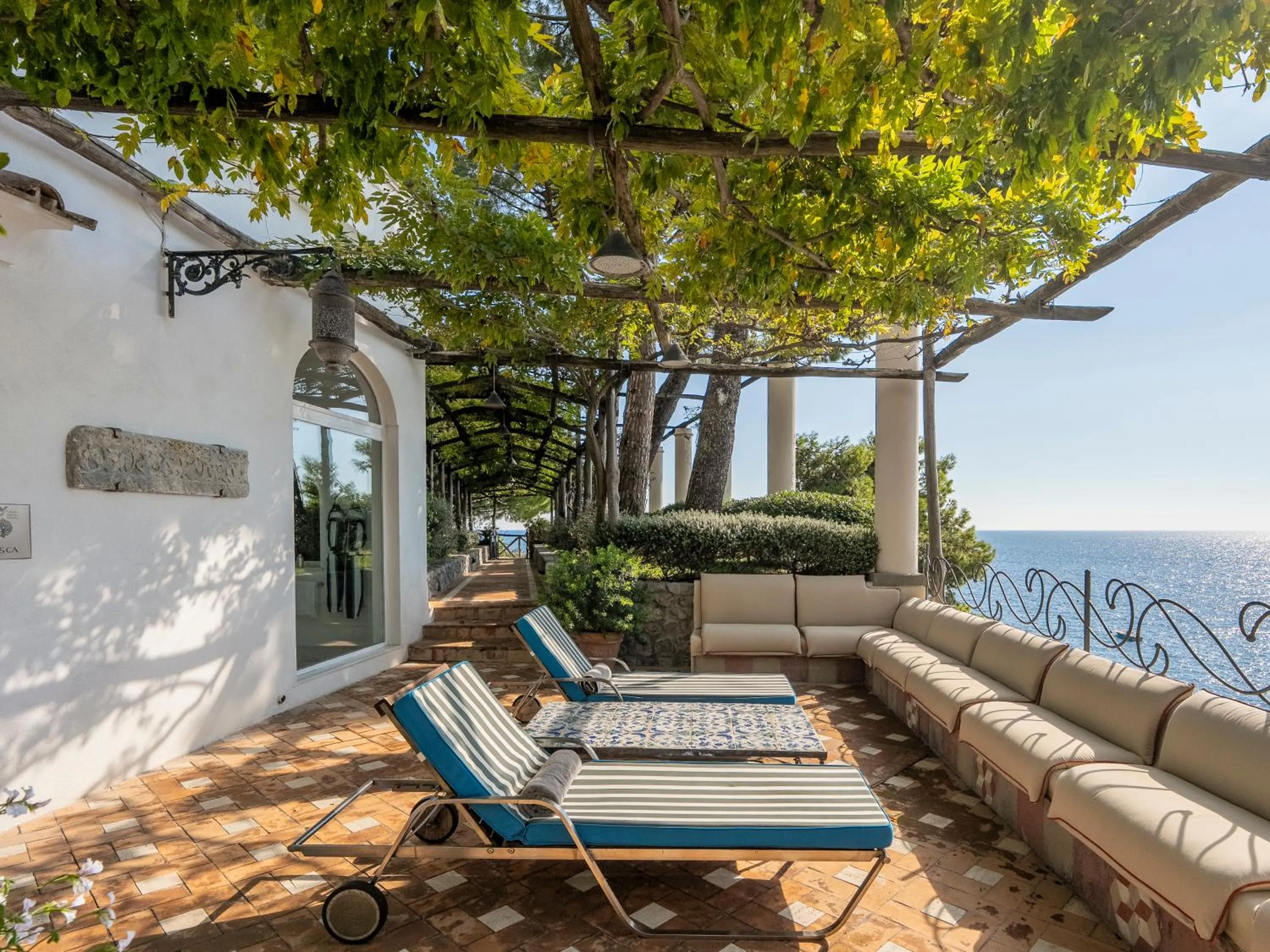 Balcony/Terrace in Villa Treville