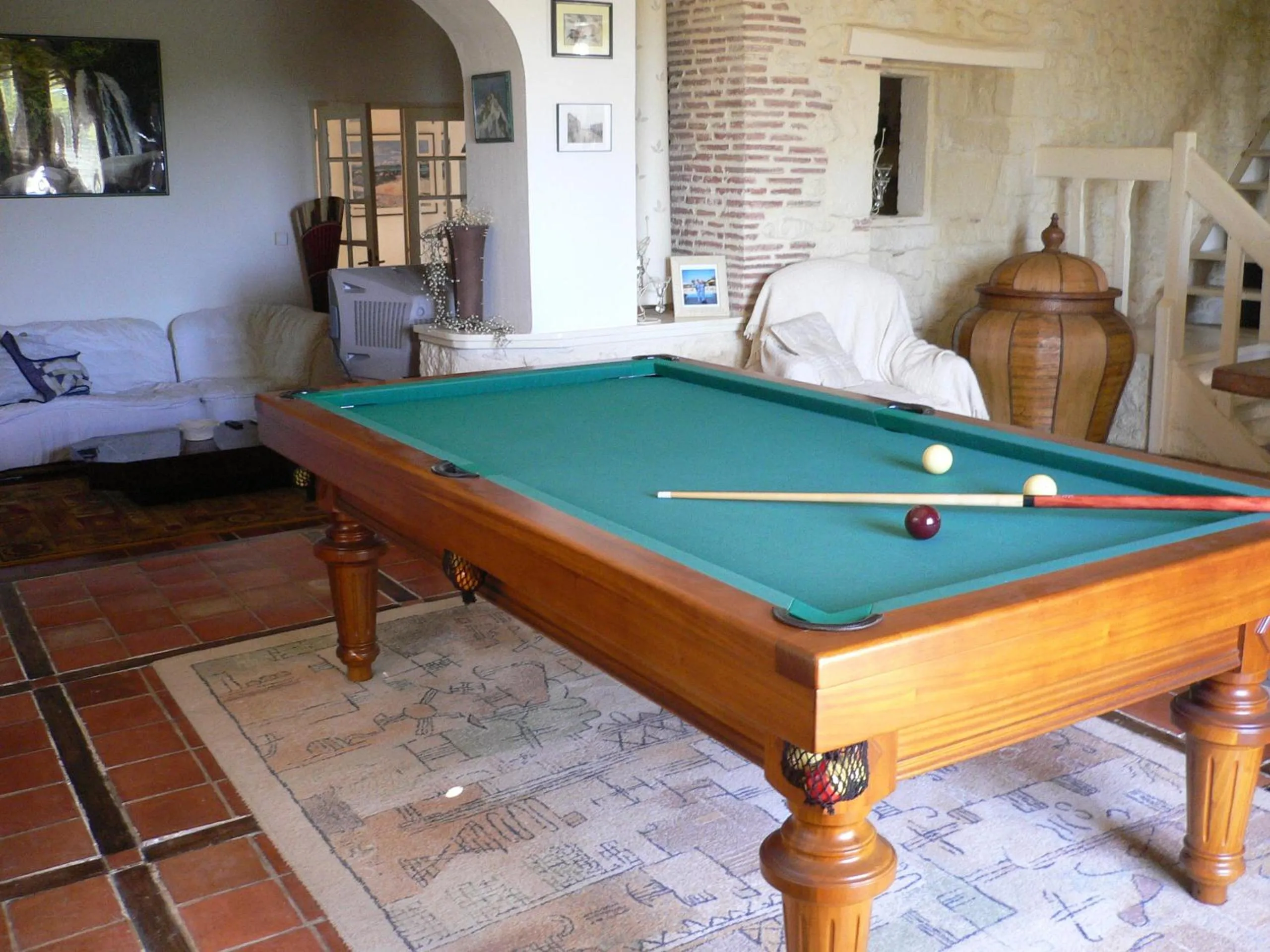 Billiard in Chambres d'Hôtes Domaine de Beunes