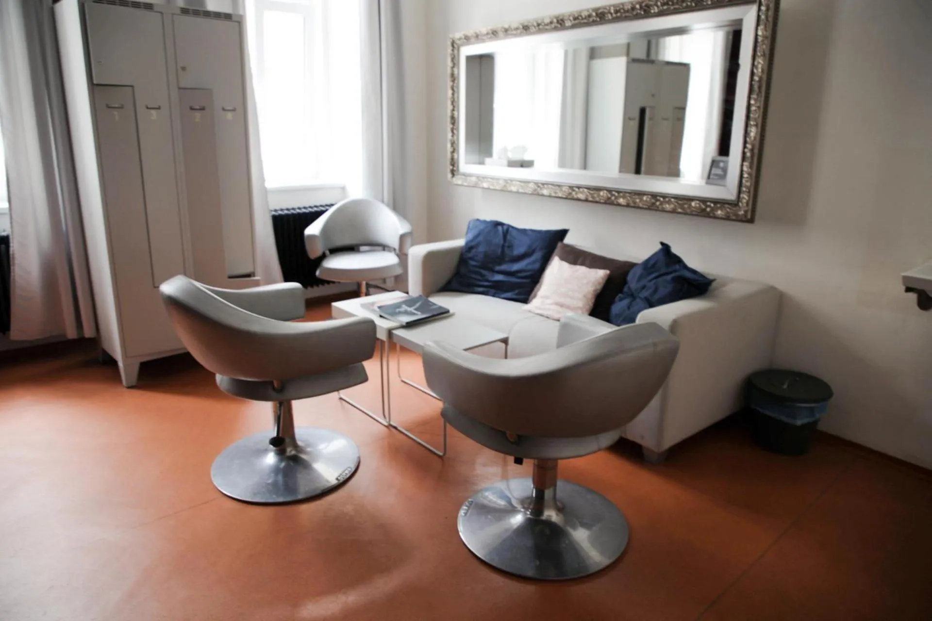 Seating area in Wake Up Wellness Hostel