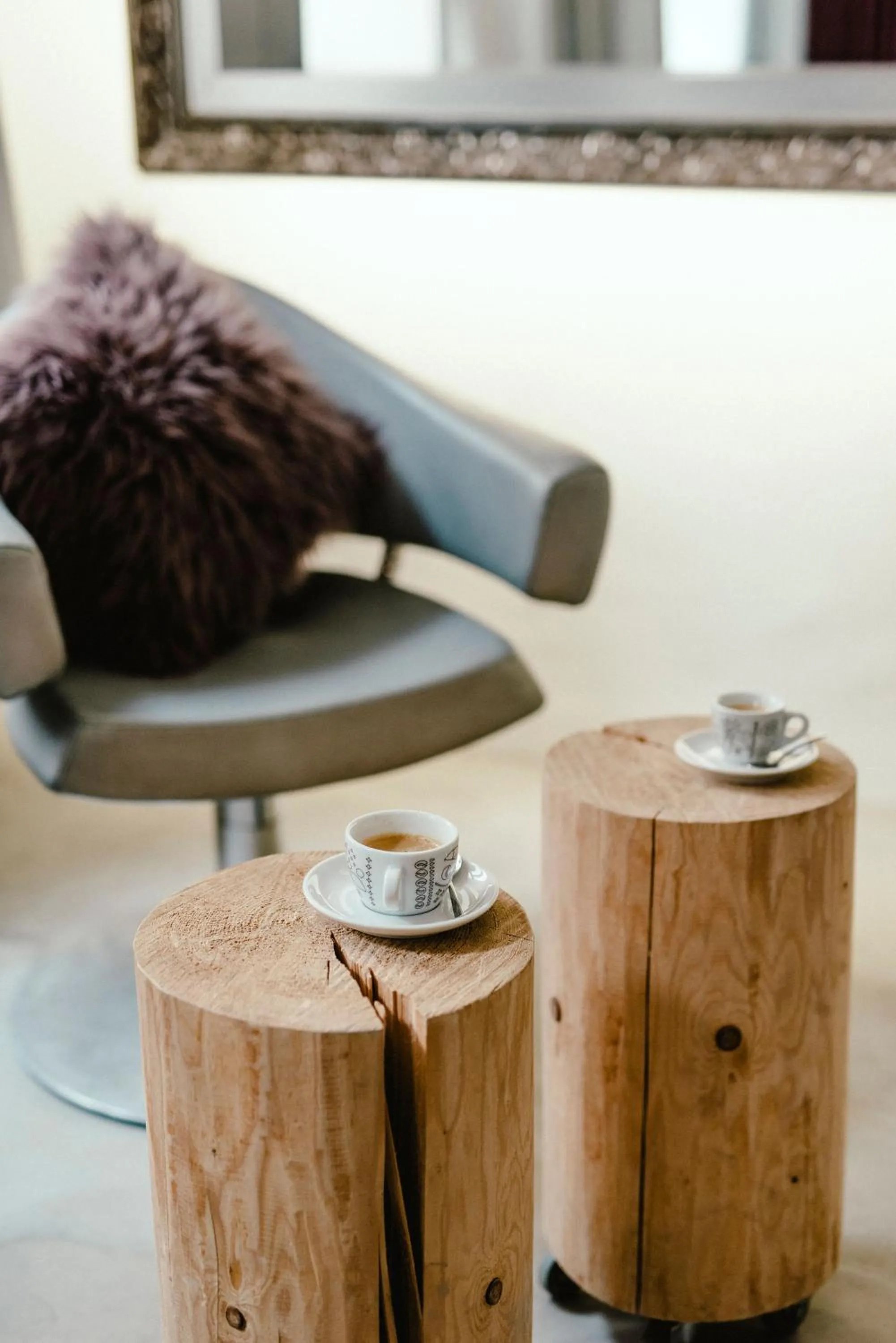 Decorative detail in Wake Up Wellness Hostel