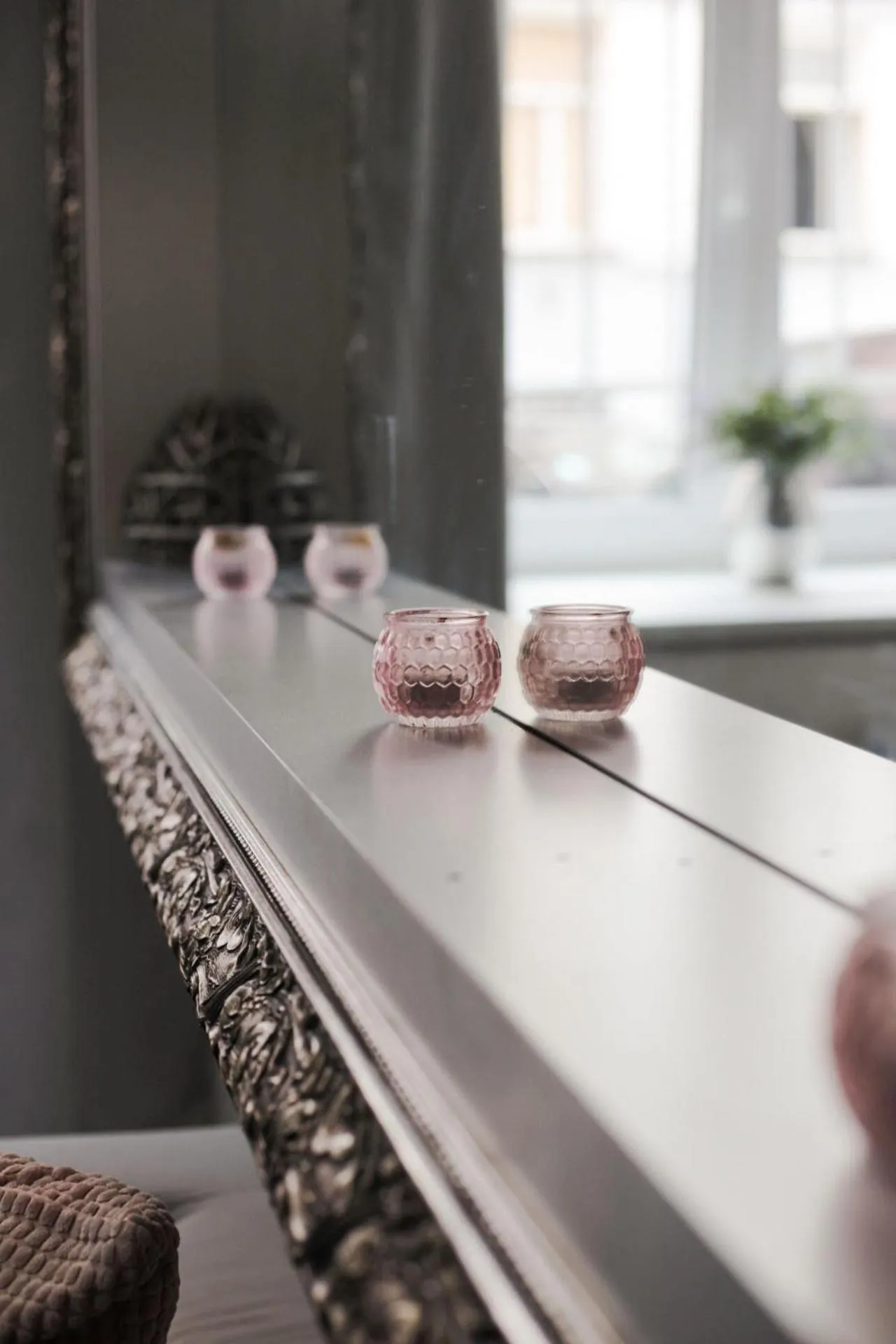 Decorative detail in Wake Up Wellness Hostel