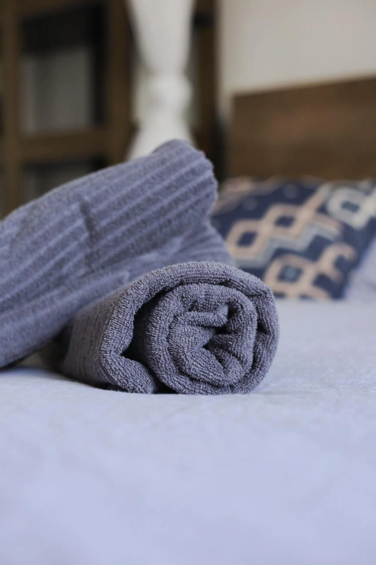 towels, Bed in Wake Up Wellness Hostel