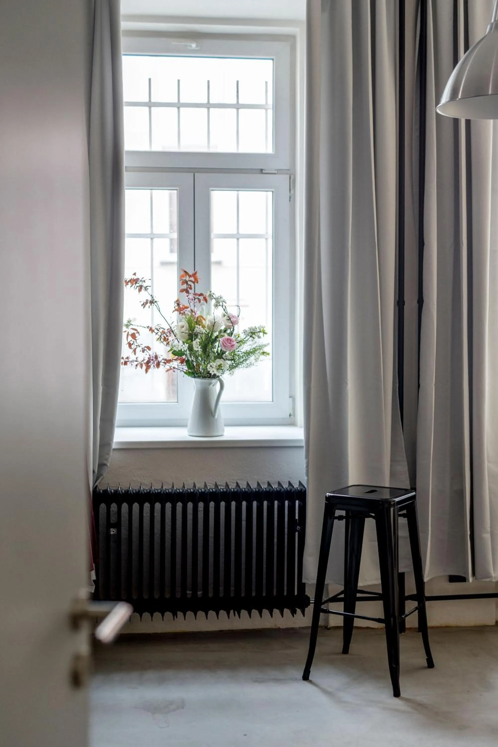 Decorative detail in Wake Up Wellness Hostel