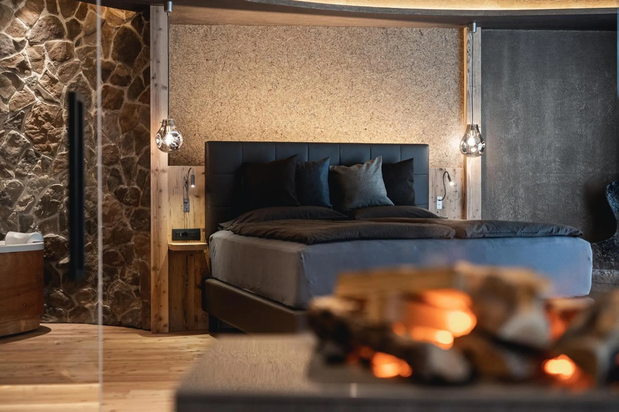 Decorative detail in La Roccia Wellness Hotel