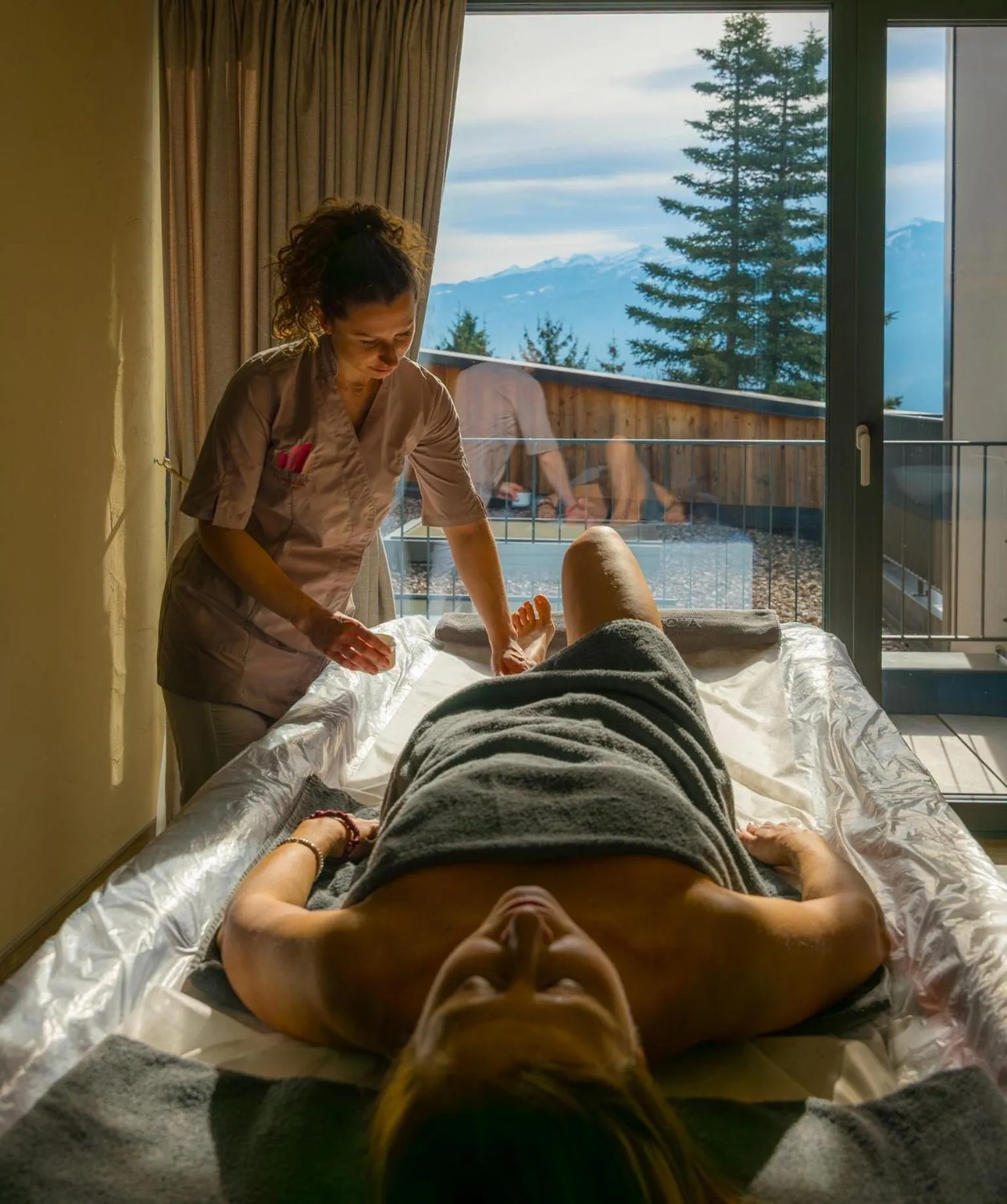 Massage in La Roccia Wellness Hotel