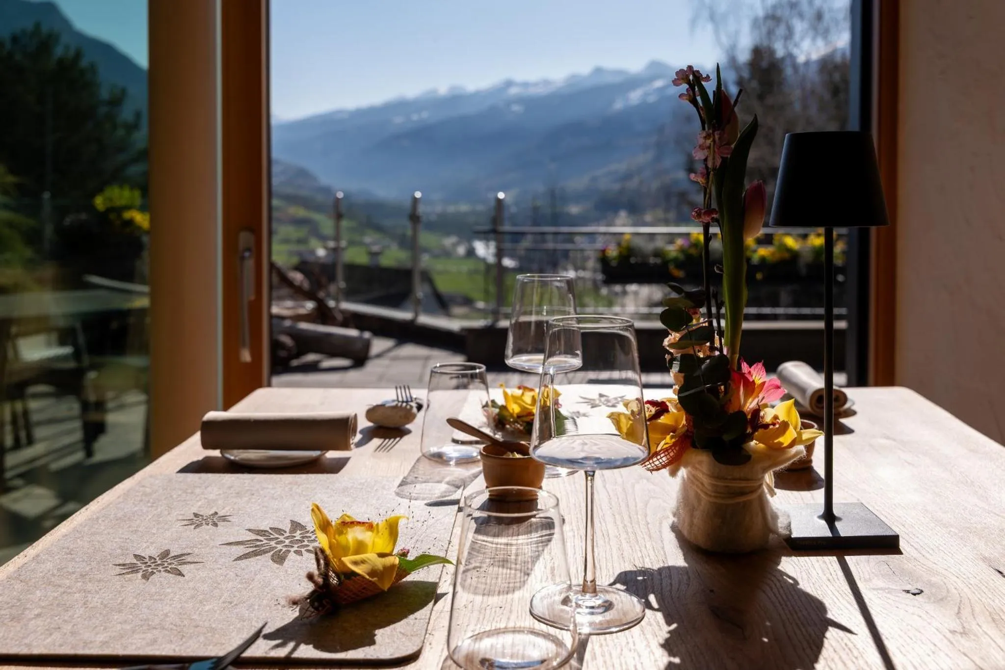 Restaurant/places to eat in La Roccia Wellness Hotel