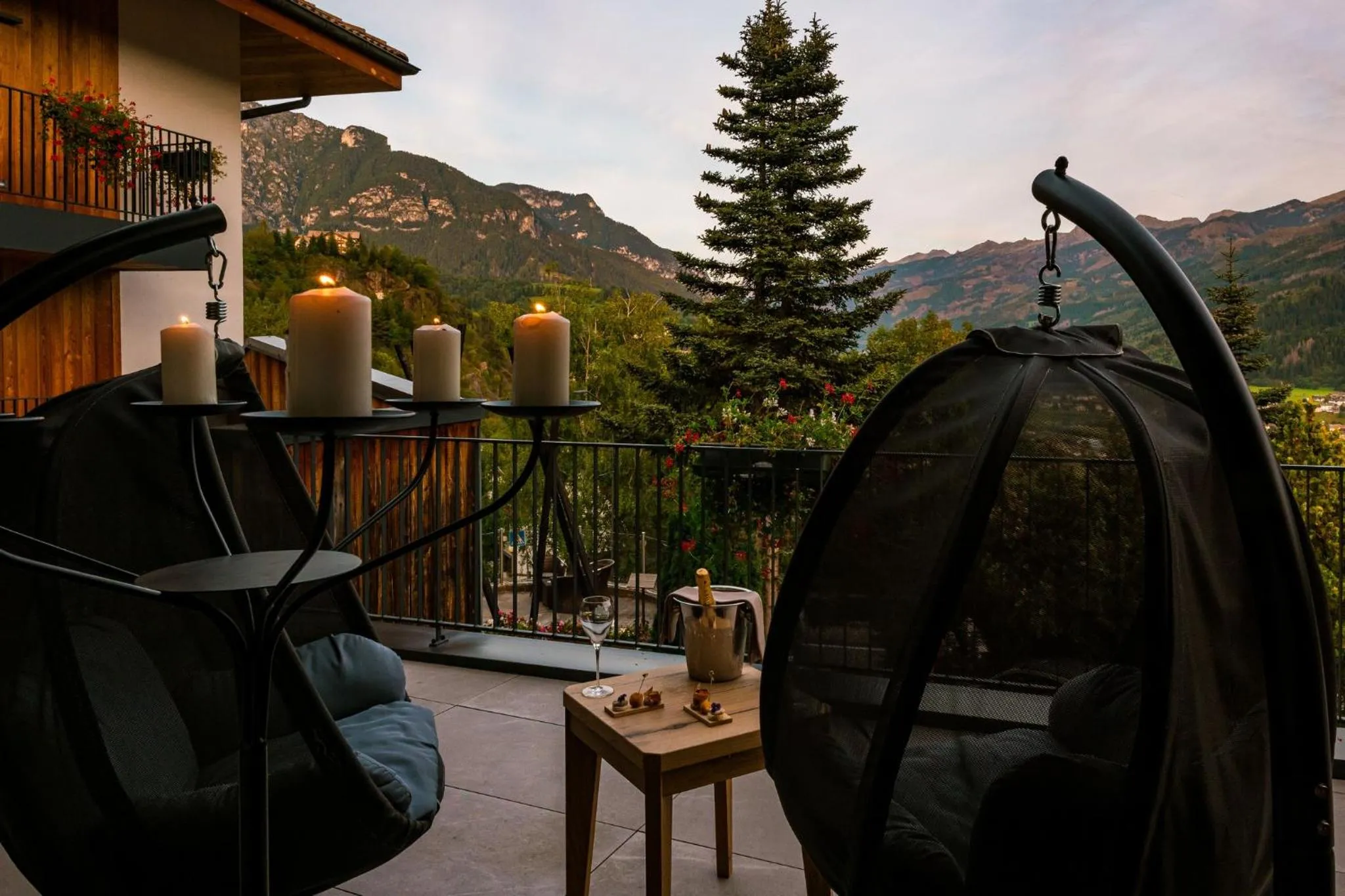 Balcony/Terrace in La Roccia Wellness Hotel