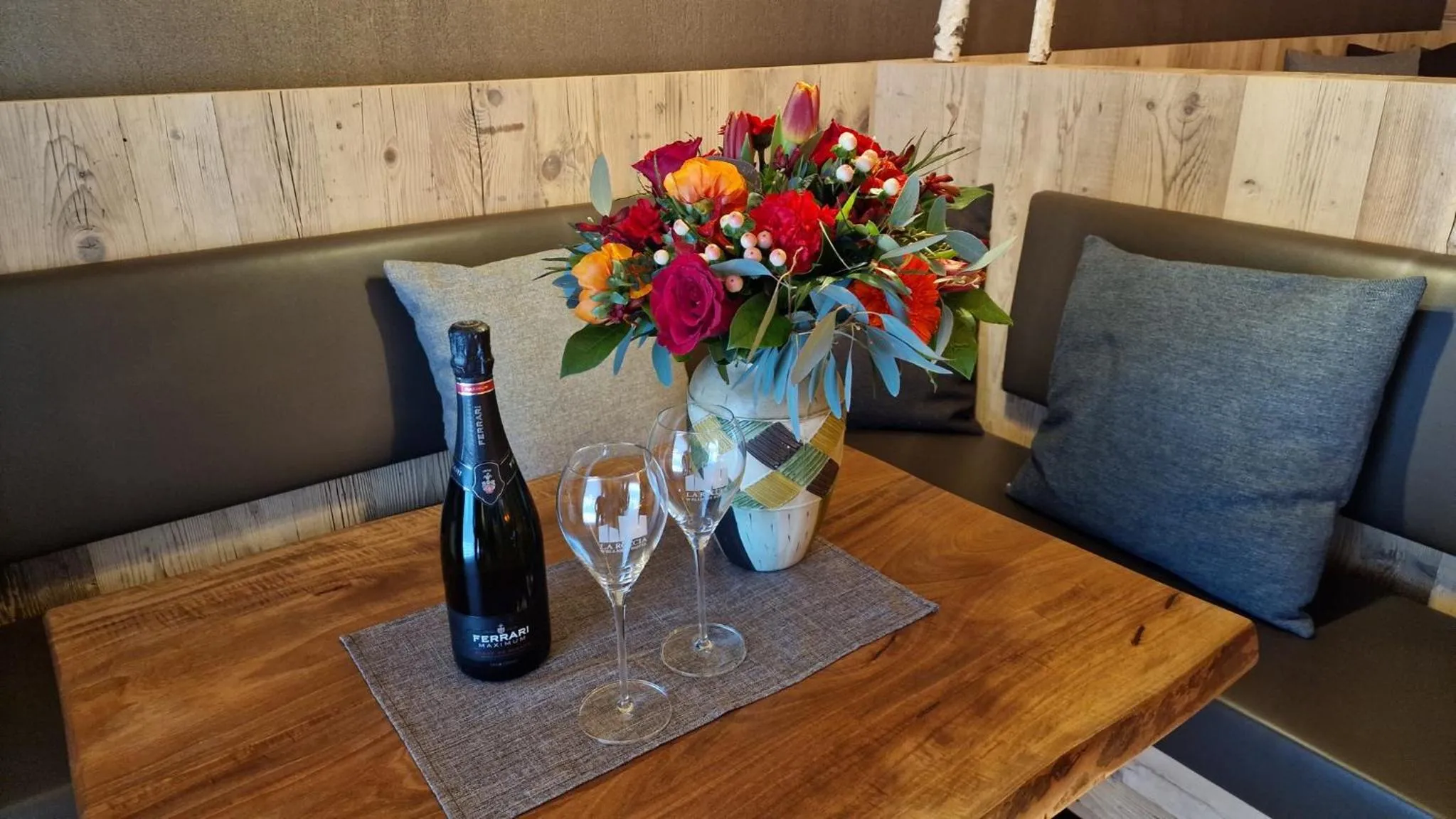 Food and drinks in La Roccia Wellness Hotel