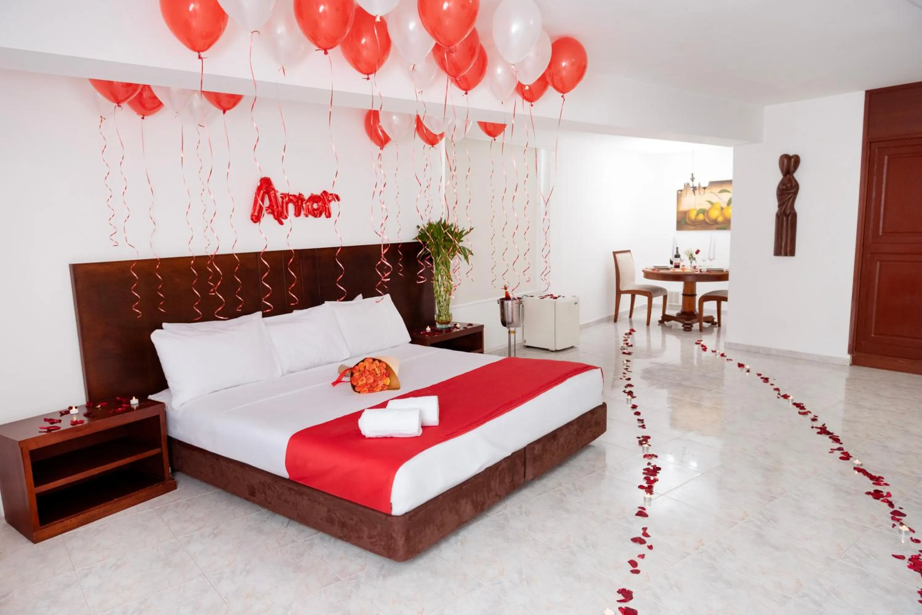 Bed in TAMA Hotel Granada Real Cali