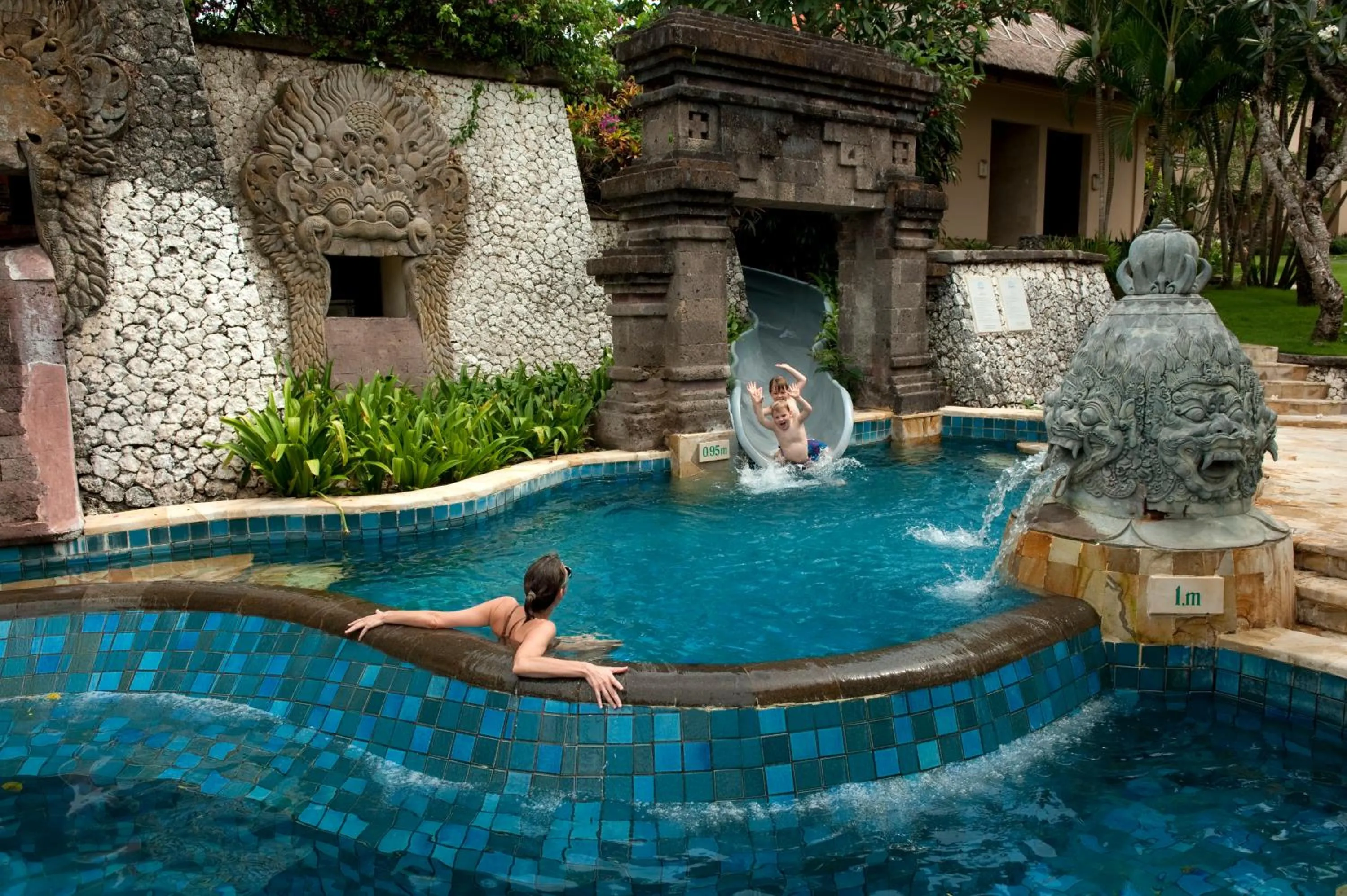 Swimming pool in AYANA Resort Bali