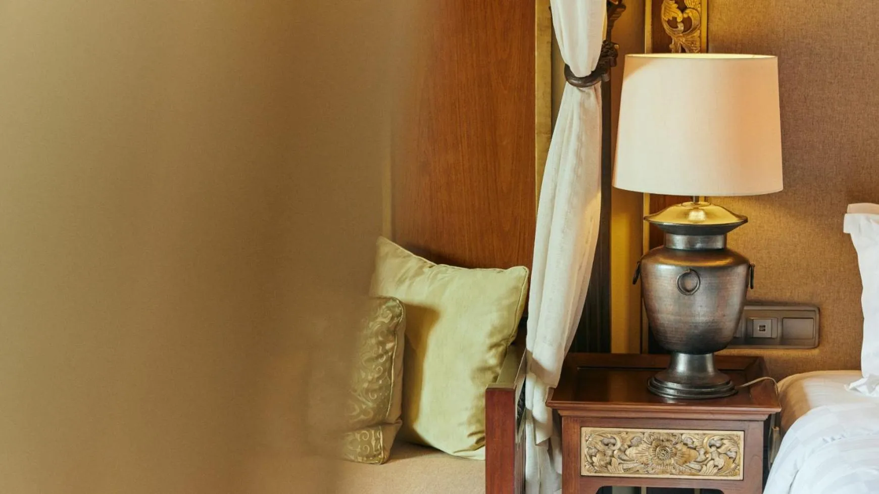 Decorative detail, Bed in AYANA Resort Bali