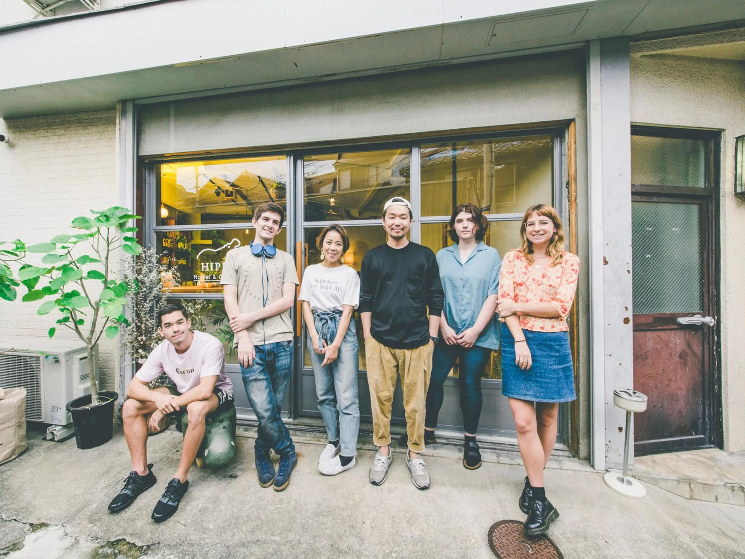 Property building in Hippo Hostel and Cafe Bar