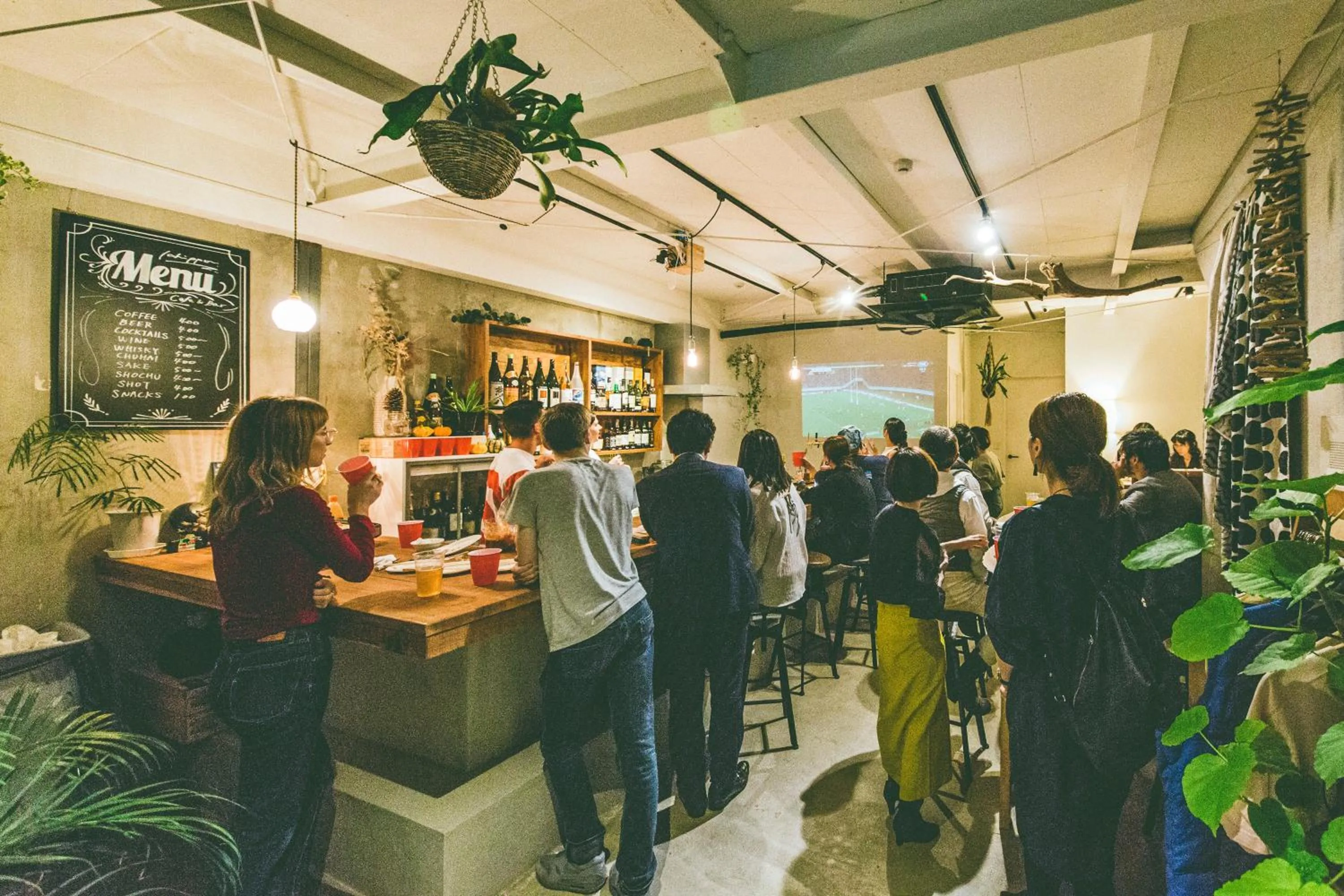 Communal lounge/ TV room in Hippo Hostel and Cafe Bar