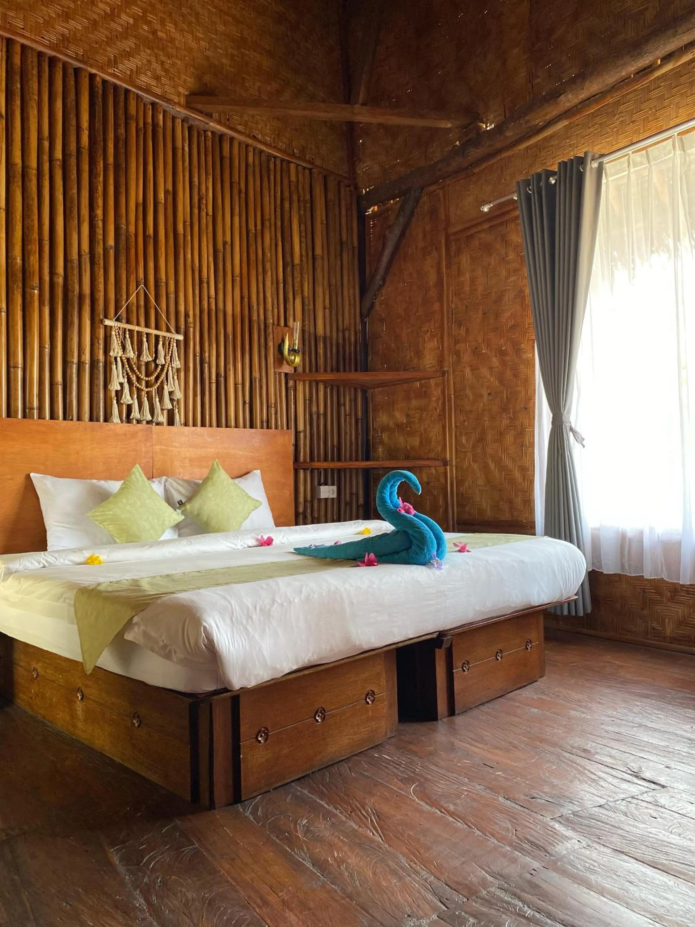 Bedroom, Bed in Gading Tree House