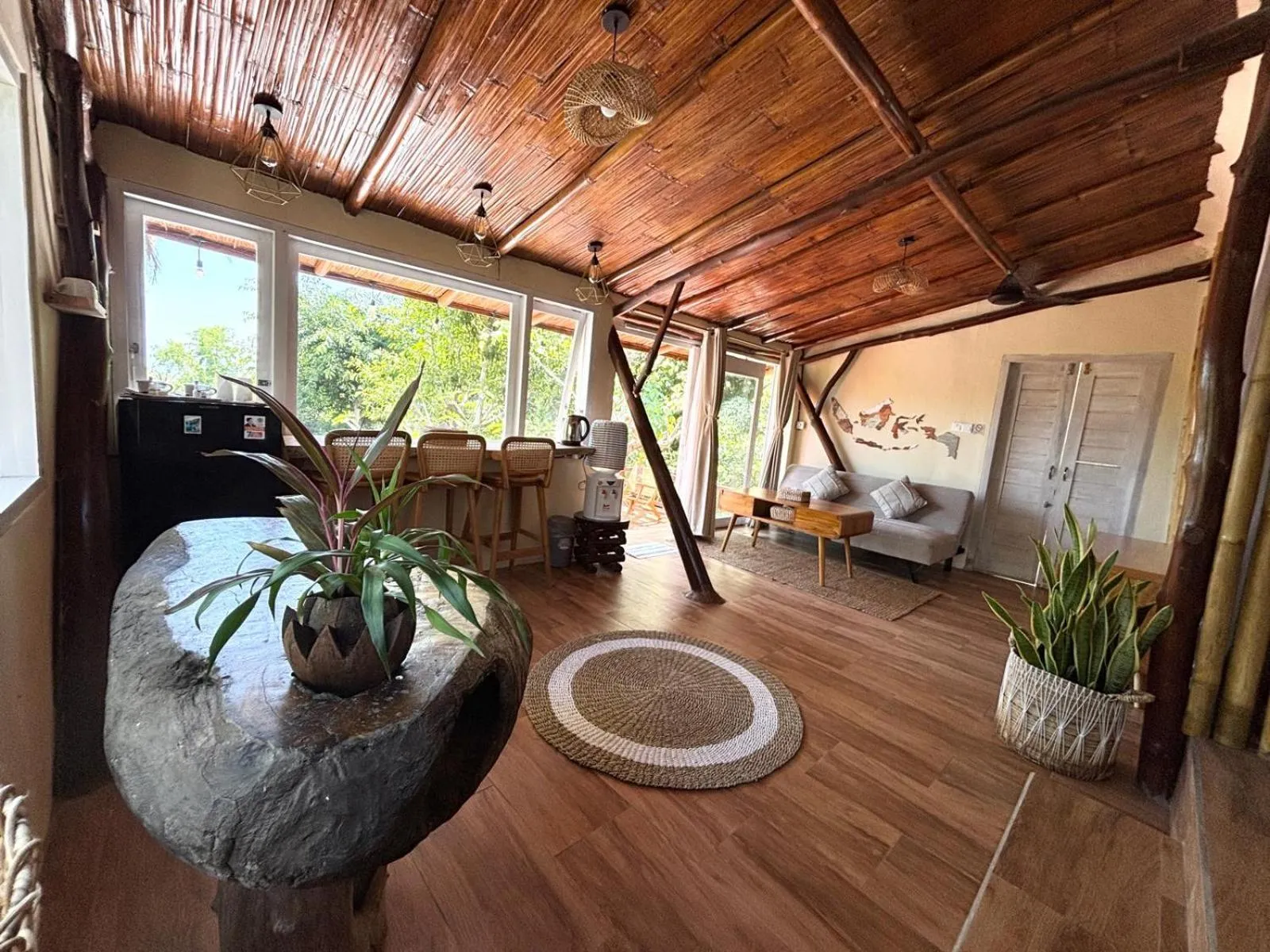 Living room in Gading Tree House