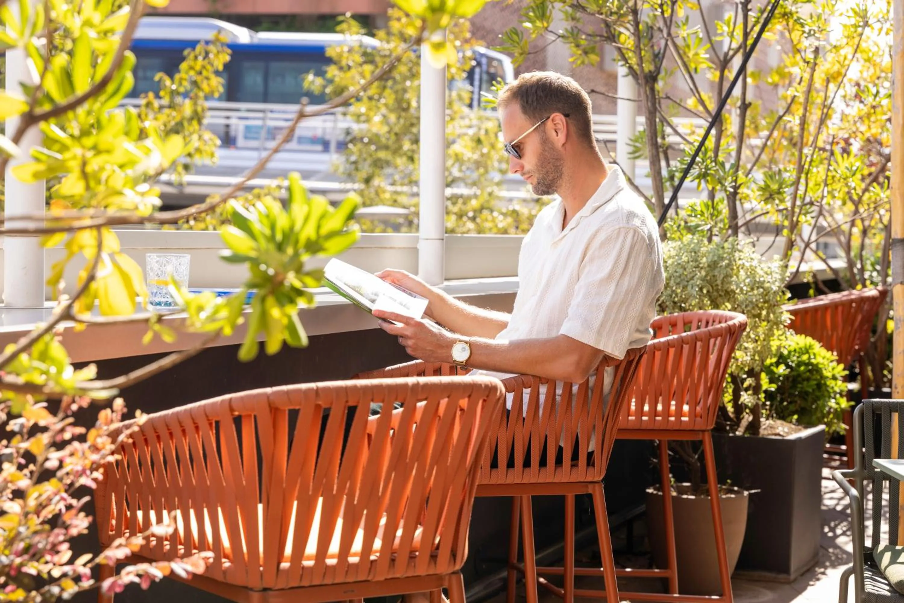 Patio in Hotel Campanile Montpellier Centre St Roch