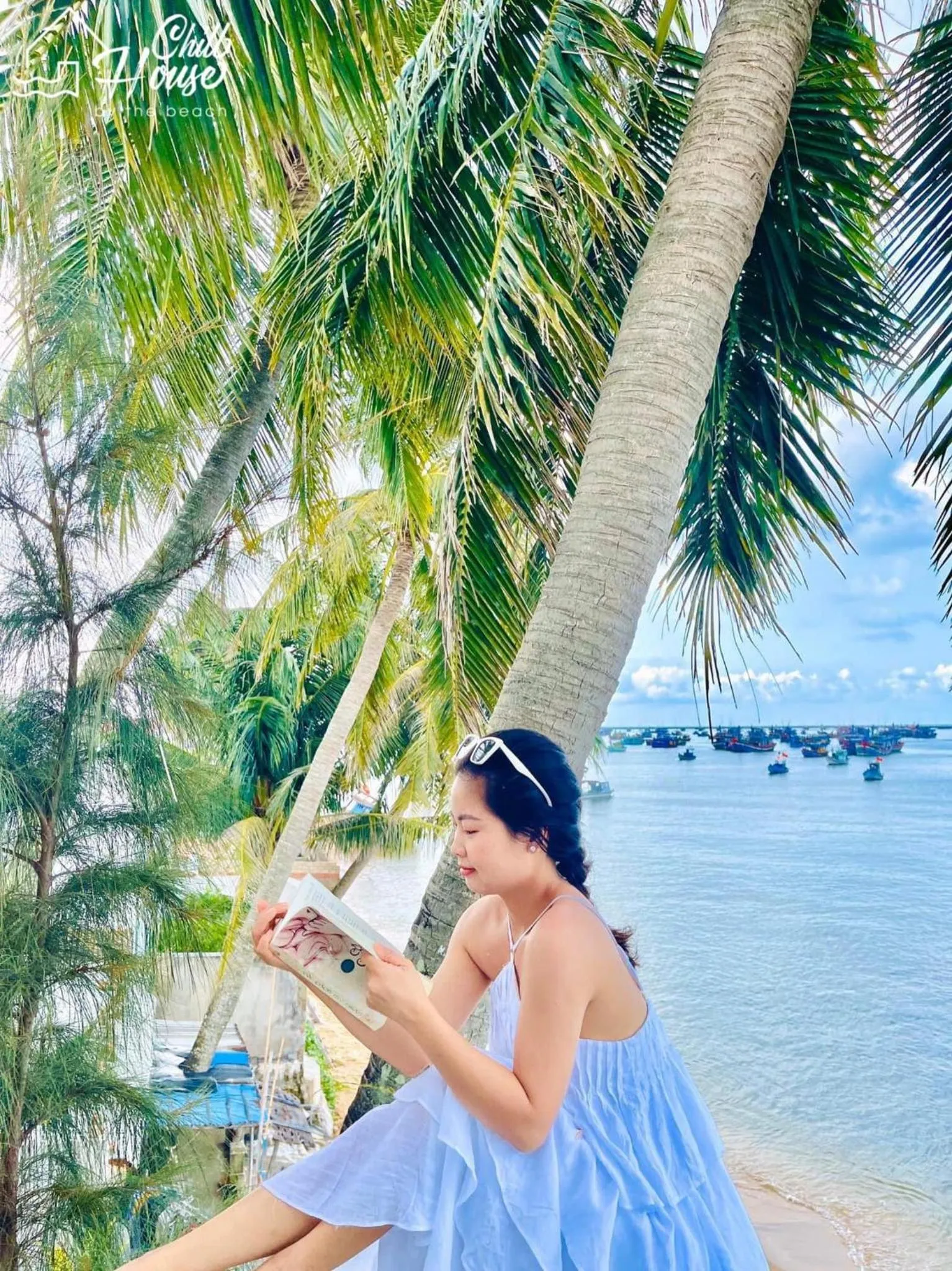 People in CHILL HOUSE by the beach