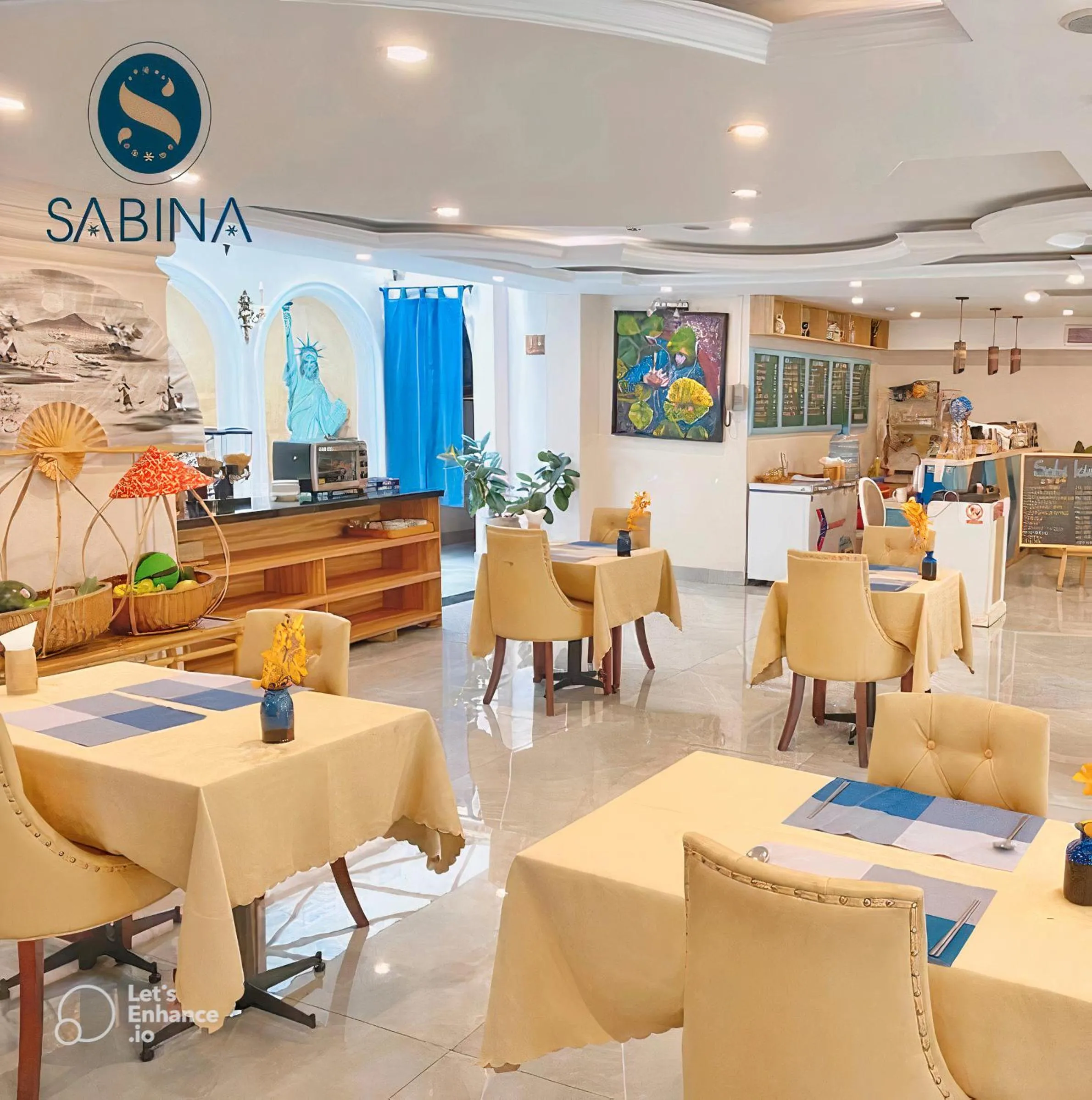 Restaurant/places to eat in Sabina Boutique Hotel 2