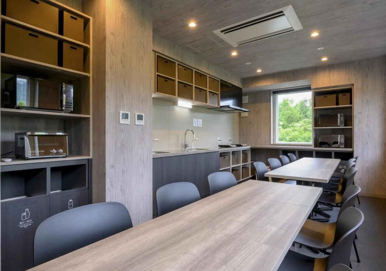 Communal kitchen in Midtown Niseko