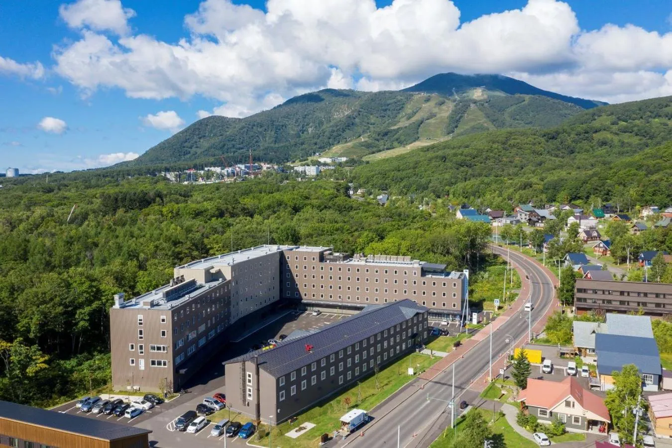 Bird's eye view in Midtown Niseko