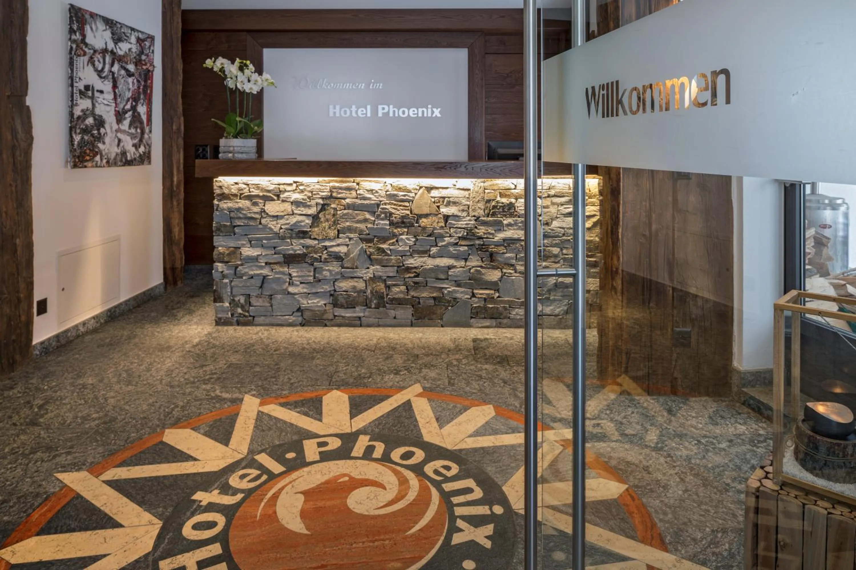 Lobby or reception in Hotel Phoenix