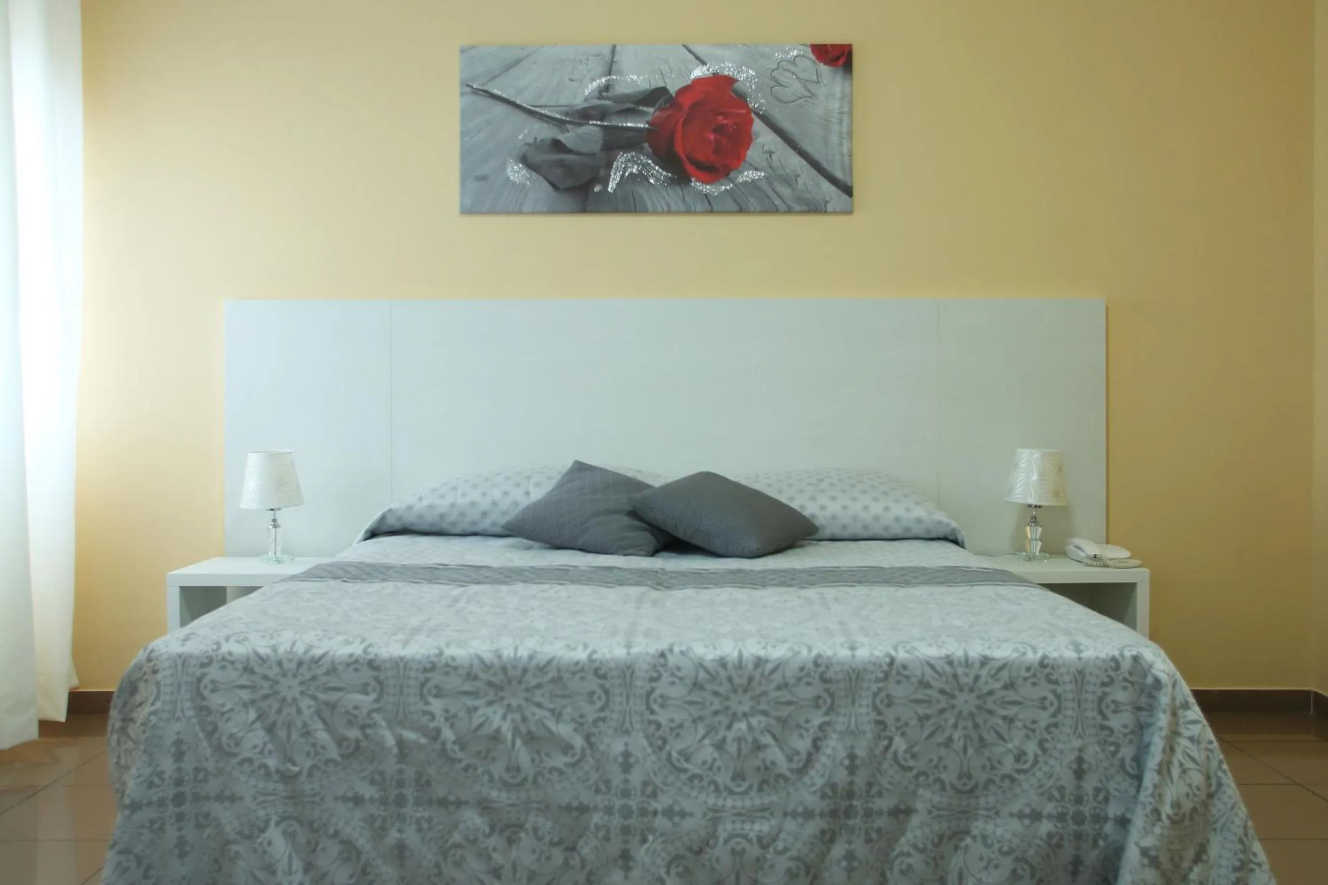 Bed in Hotel Villa Romana