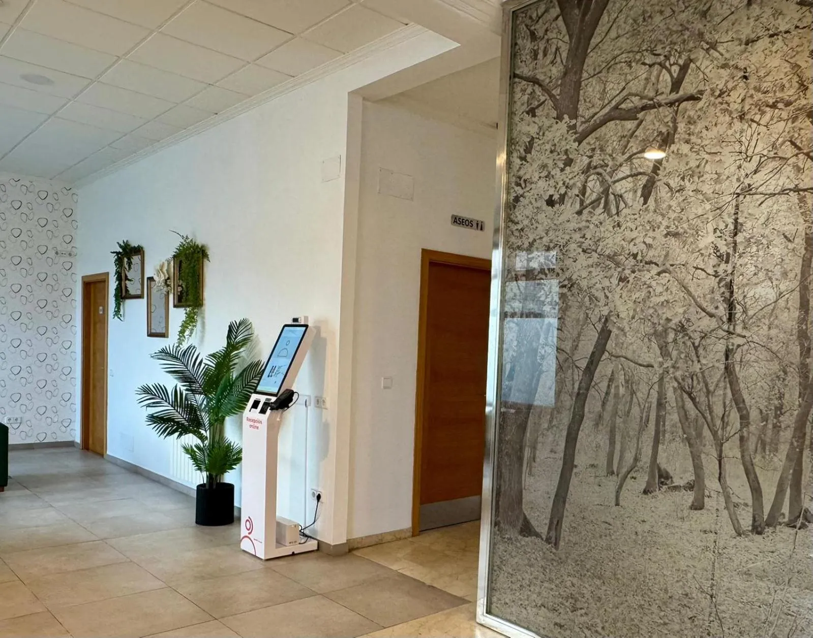 Lobby or reception in Hotel Reigosa