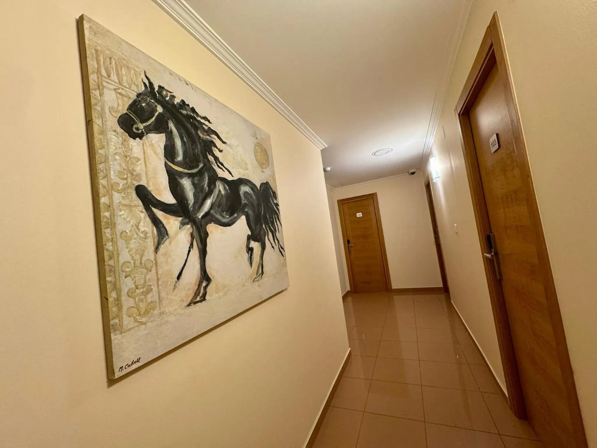 Decorative detail in Hotel Reigosa