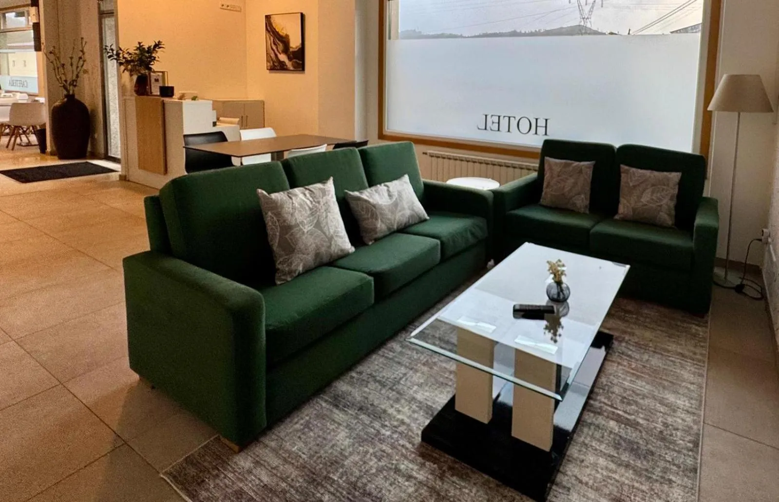 Living room in Hotel Reigosa