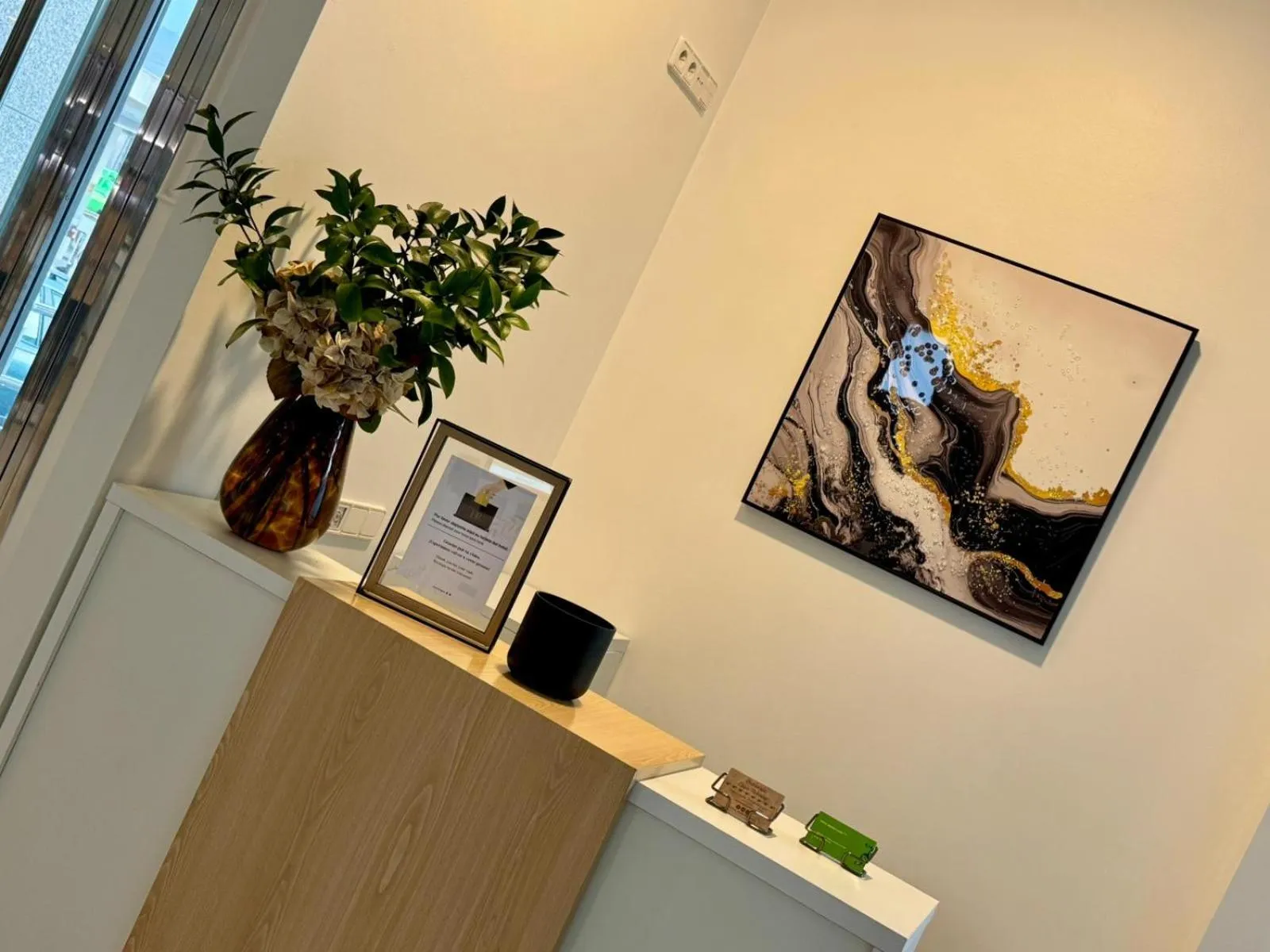 Lobby or reception in Hotel Reigosa