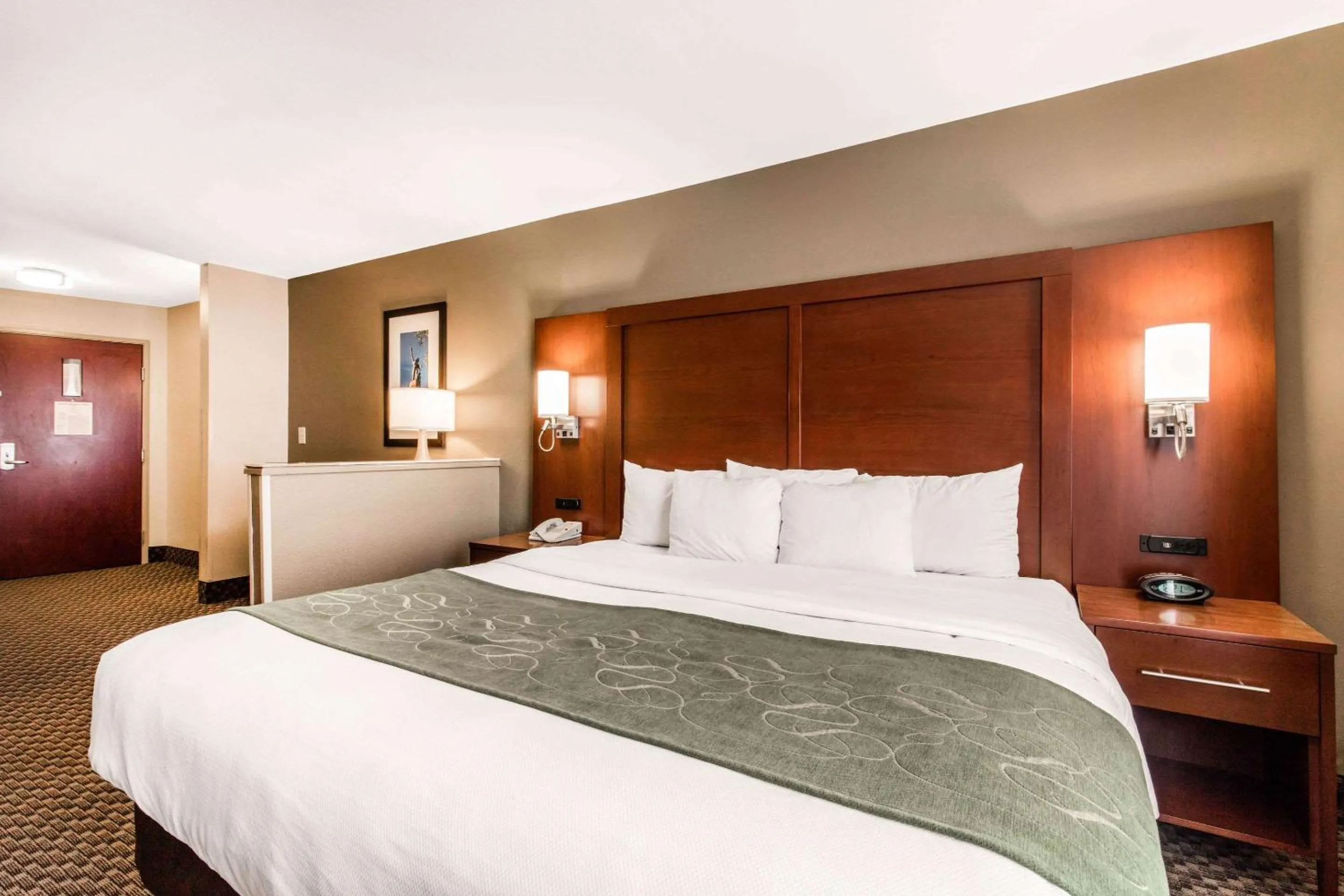 Bed in Comfort Suites Tuscaloosa near University