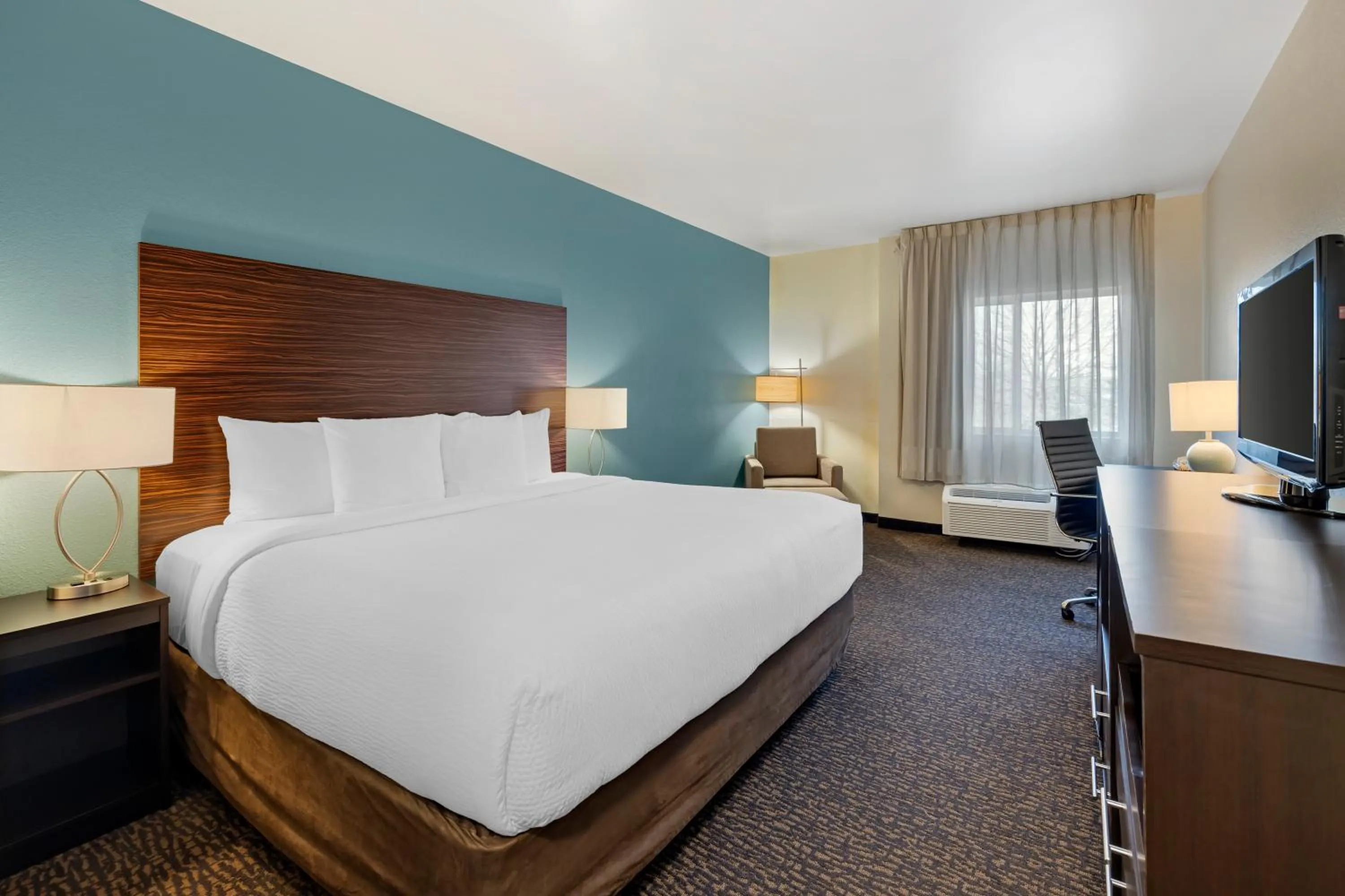 Bedroom, Bed in Sleep Inn & Suites Huntsville near US Space & Rocket Center