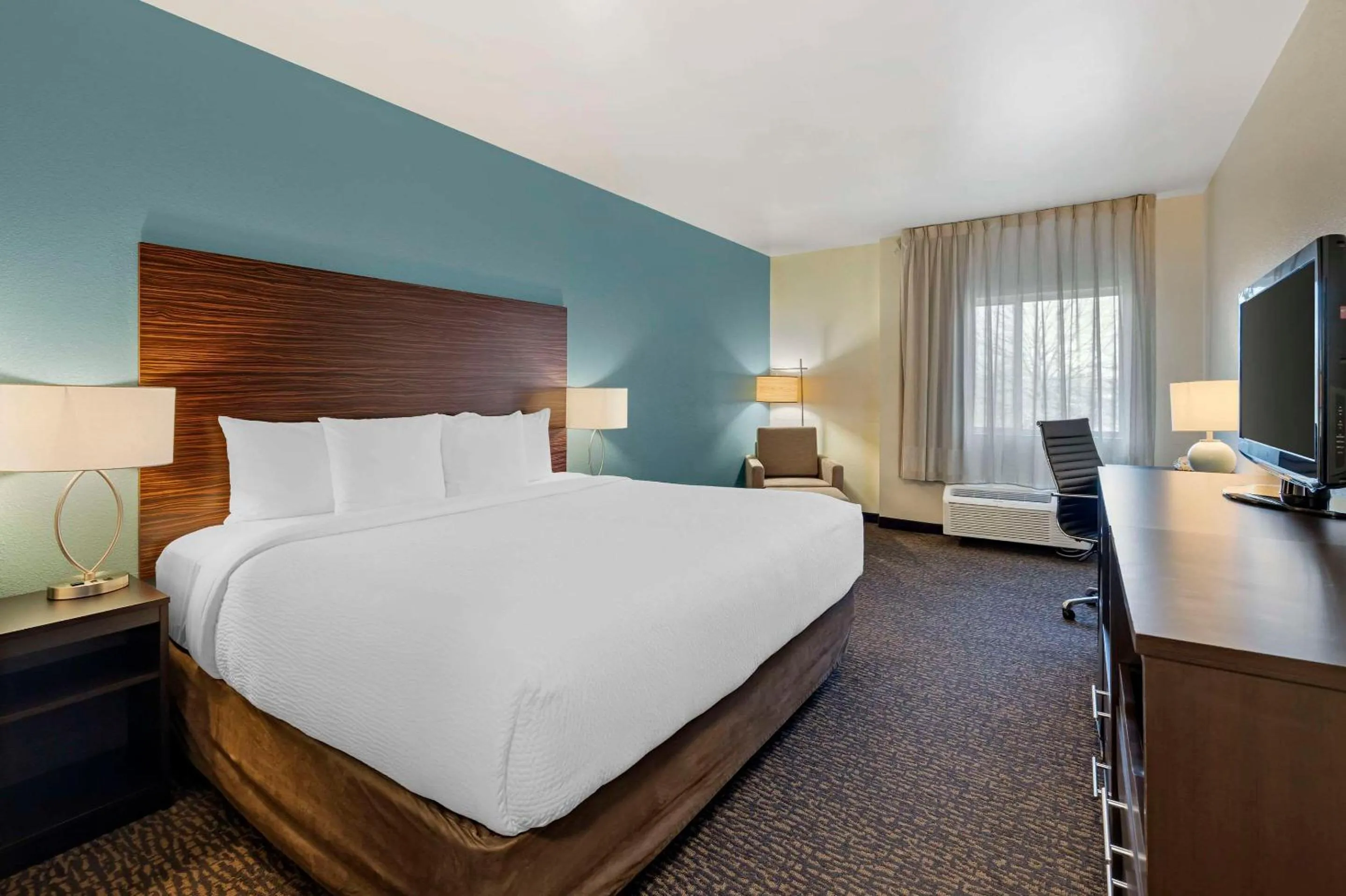 Bedroom, Bed in Sleep Inn & Suites Huntsville near US Space & Rocket Center