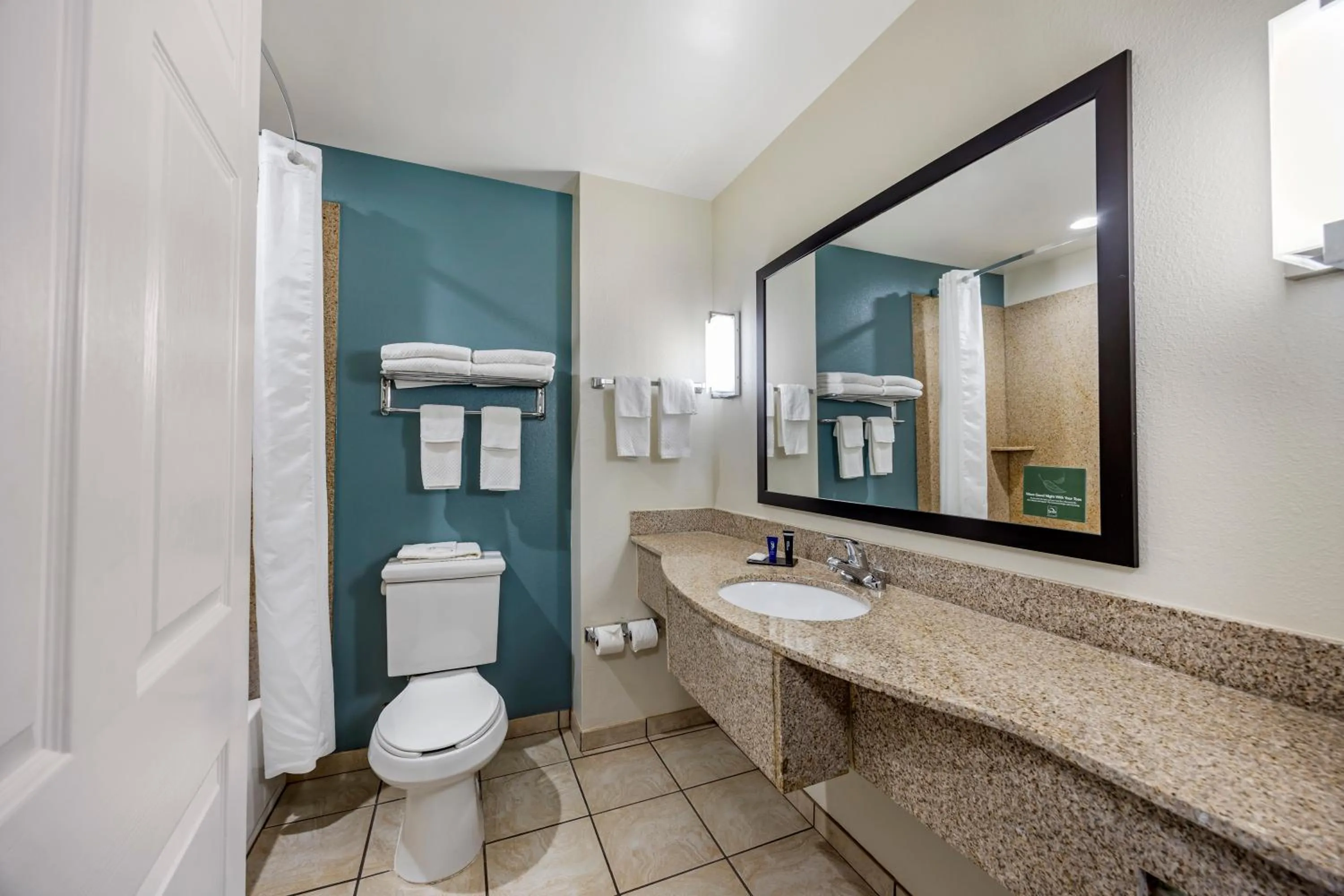 Bathroom in Sleep Inn & Suites Huntsville near US Space & Rocket Center