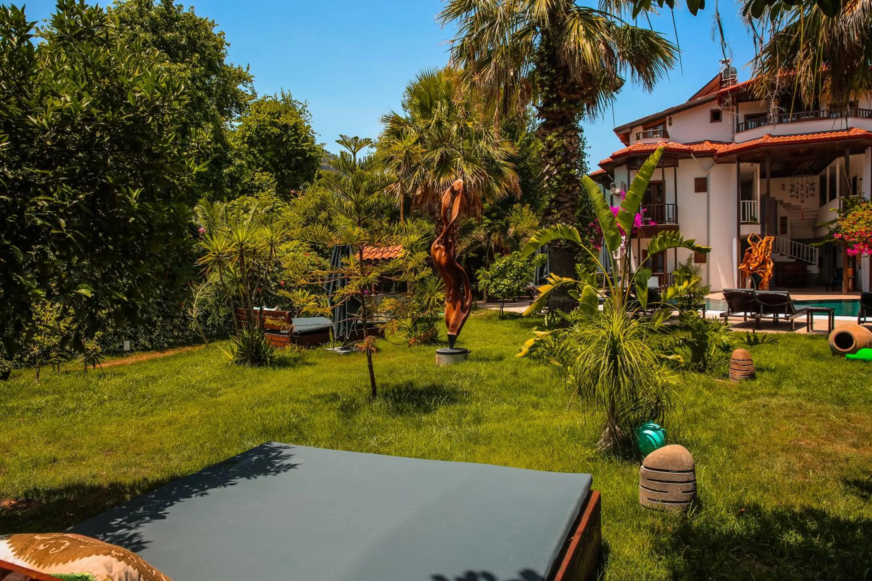 Garden view in Murat Pasha Mansion