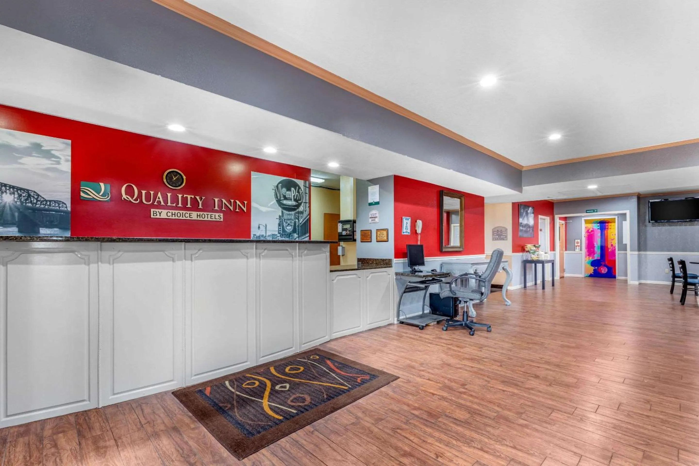 Lobby or reception in Quality Inn West Memphis I-40
