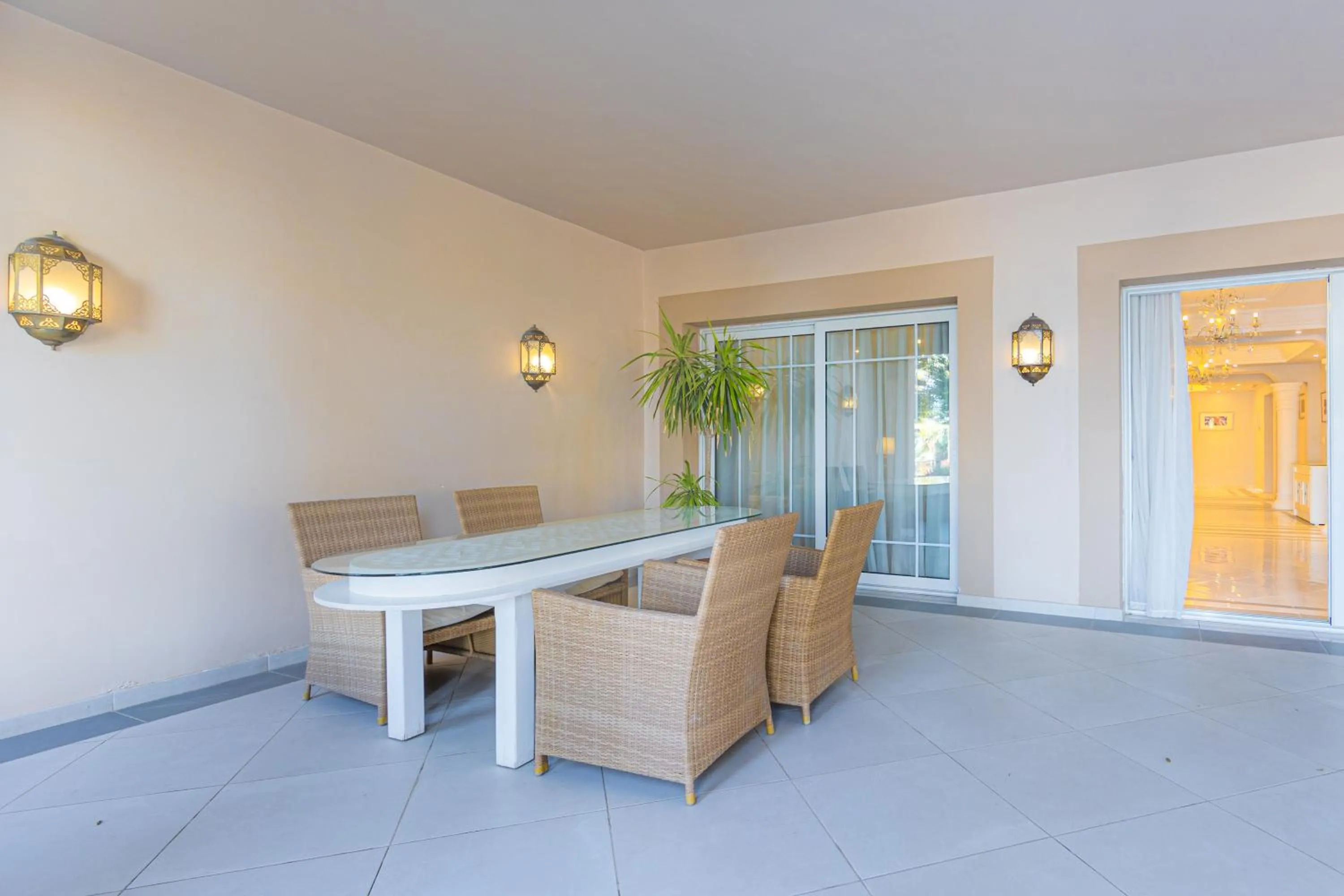 Seating area in Grand Palace - Couples only 18 years plus