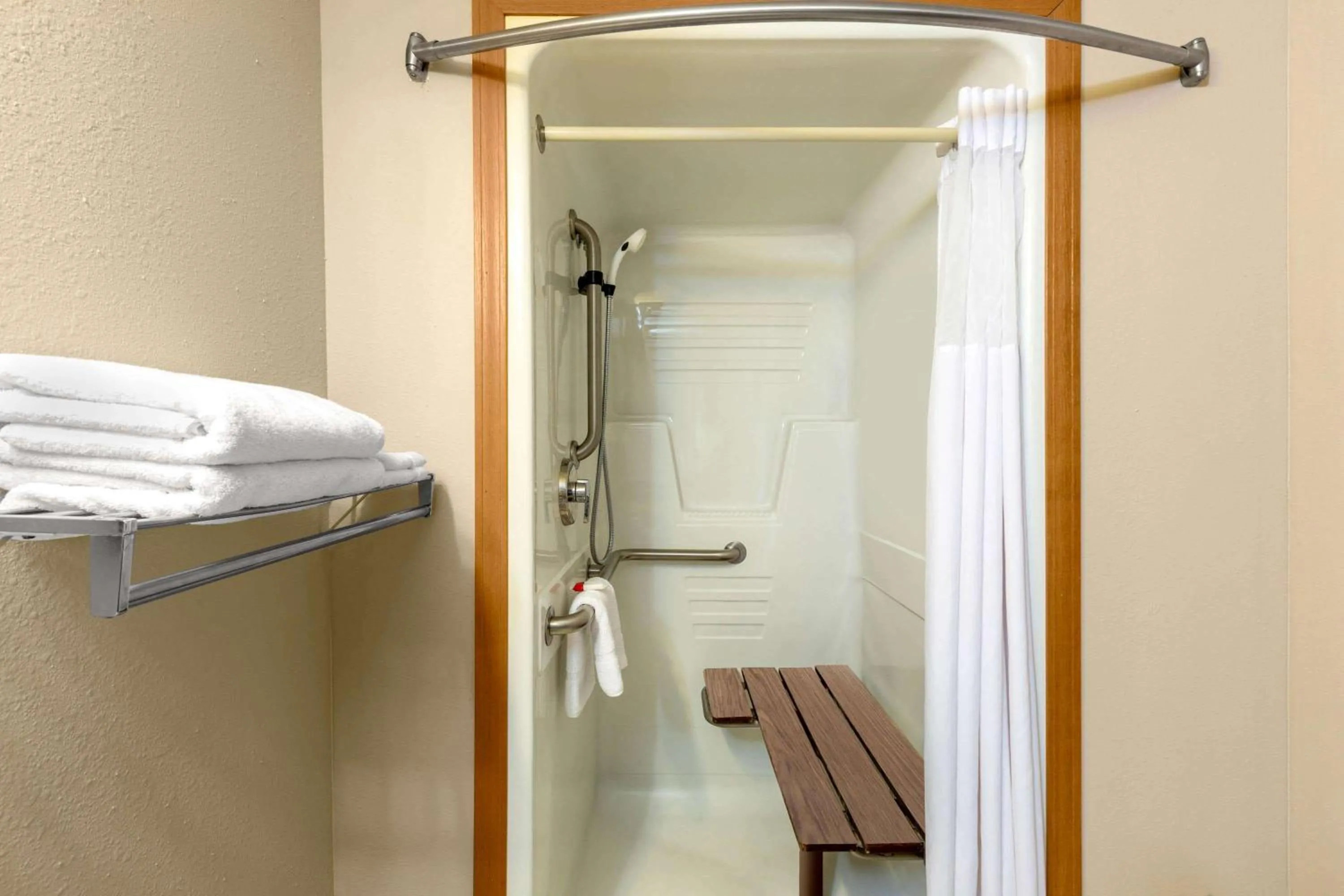 Shower in Super 8 by Wyndham Eureka Springs