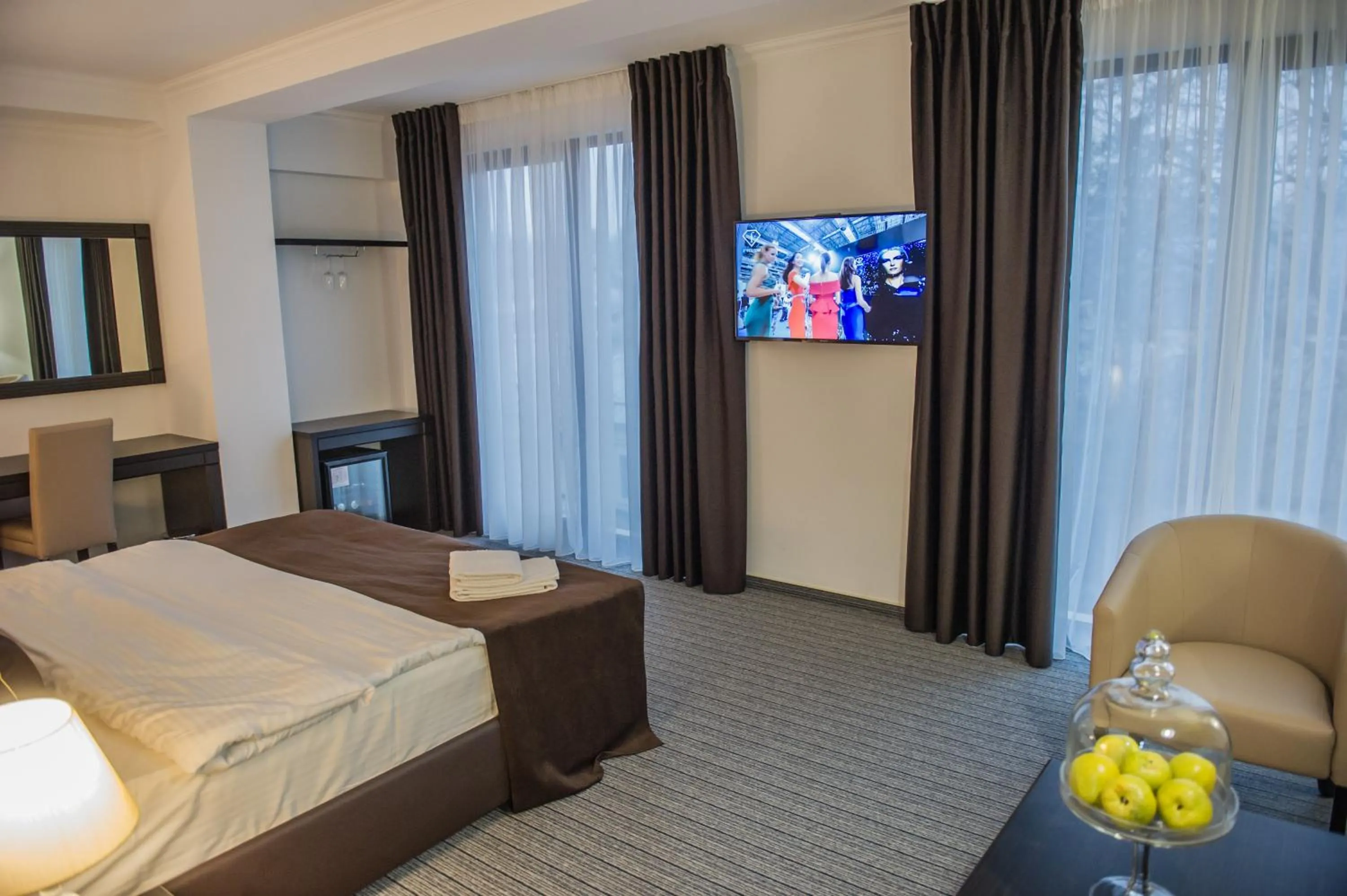 TV and multimedia, Bed in Bernardazzi Grand Hotel