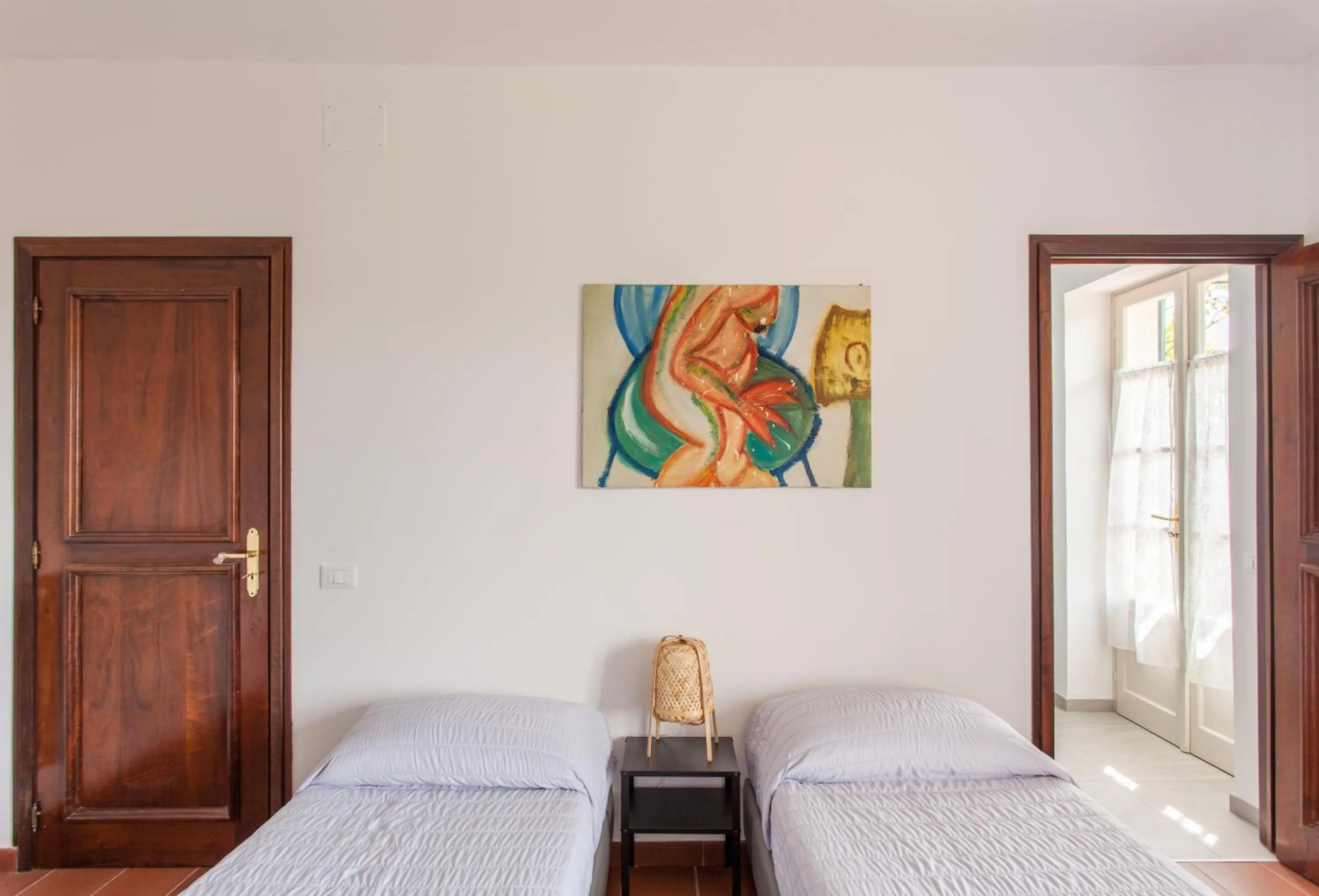 Photo of the whole room, Bed in AMERICA NEI BOSCHI B&B