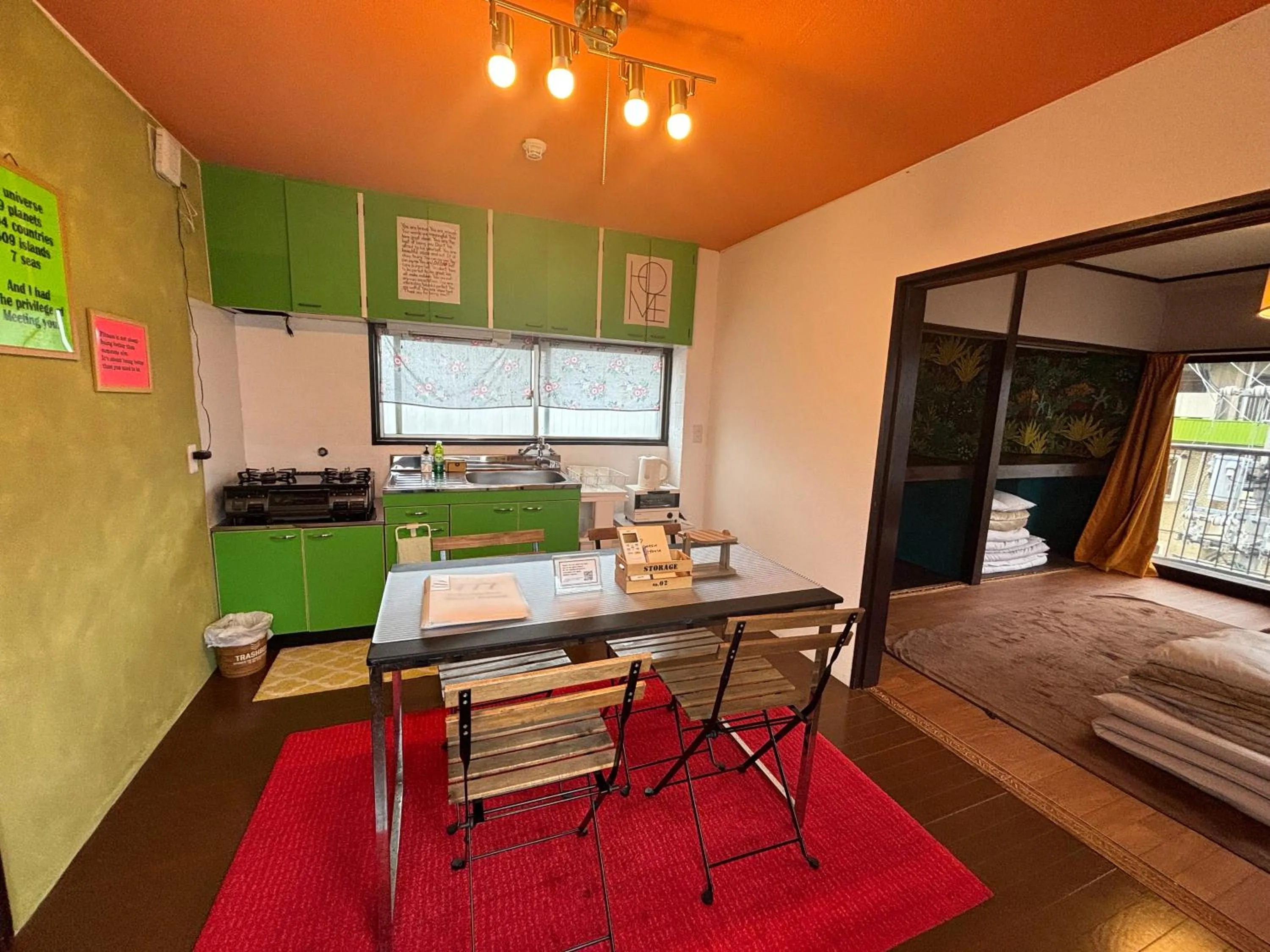 Dining area in 777 Takamatsu Guest House