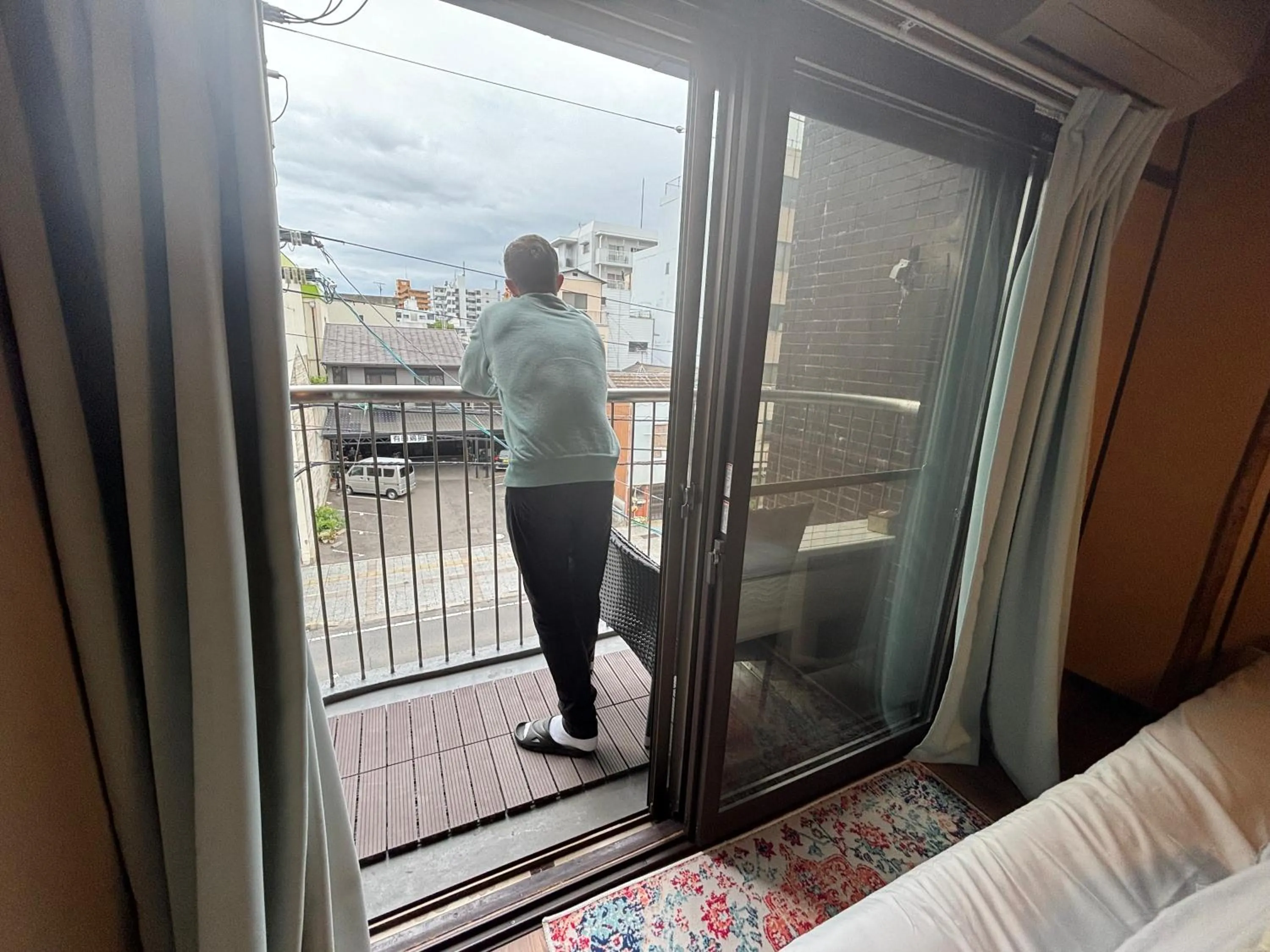 Balcony/Terrace in 777 Takamatsu Guest House