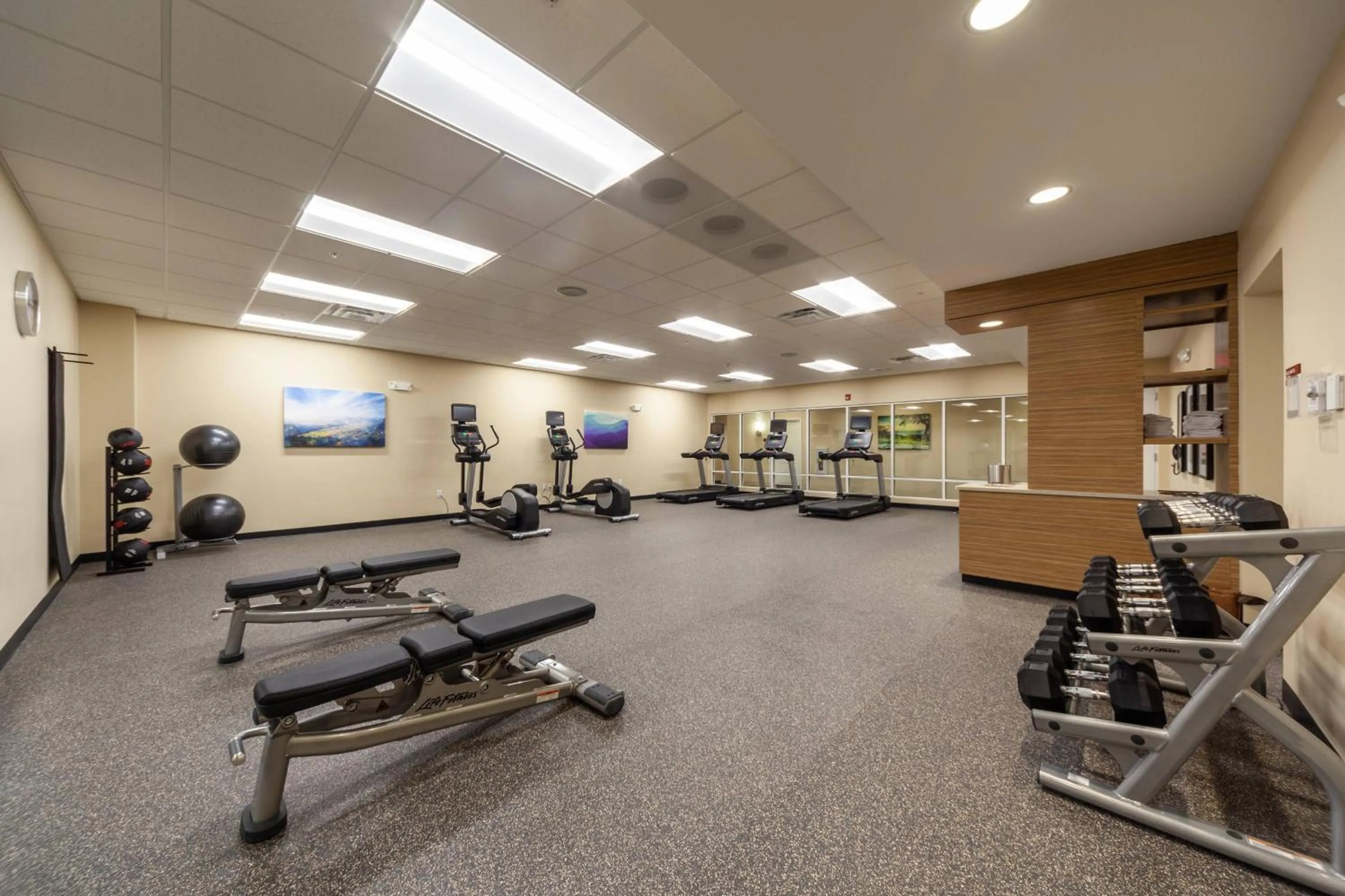 Fitness centre/facilities in TownePlace Suites by Marriott Front Royal