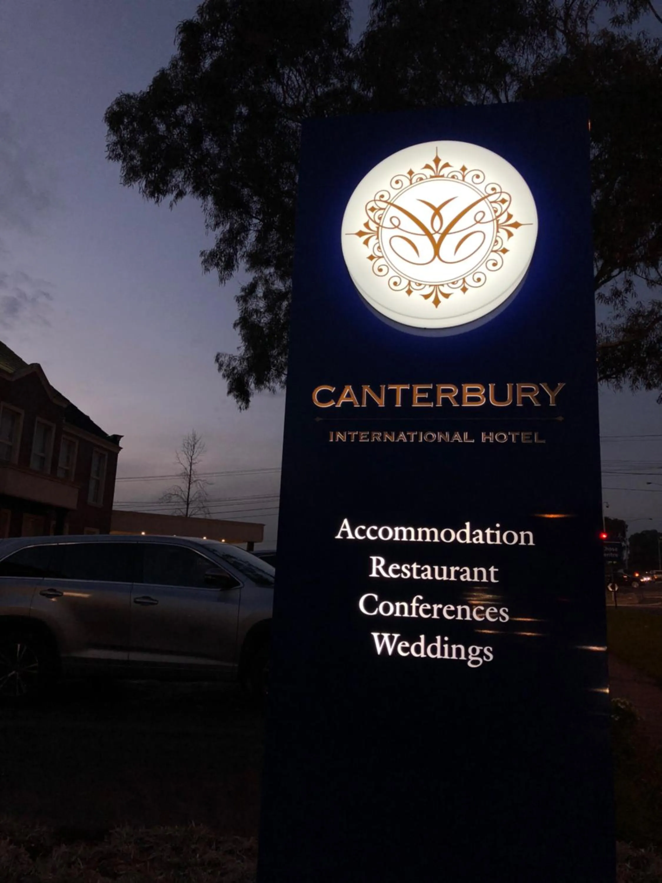 Property building in Canterbury International Hotel