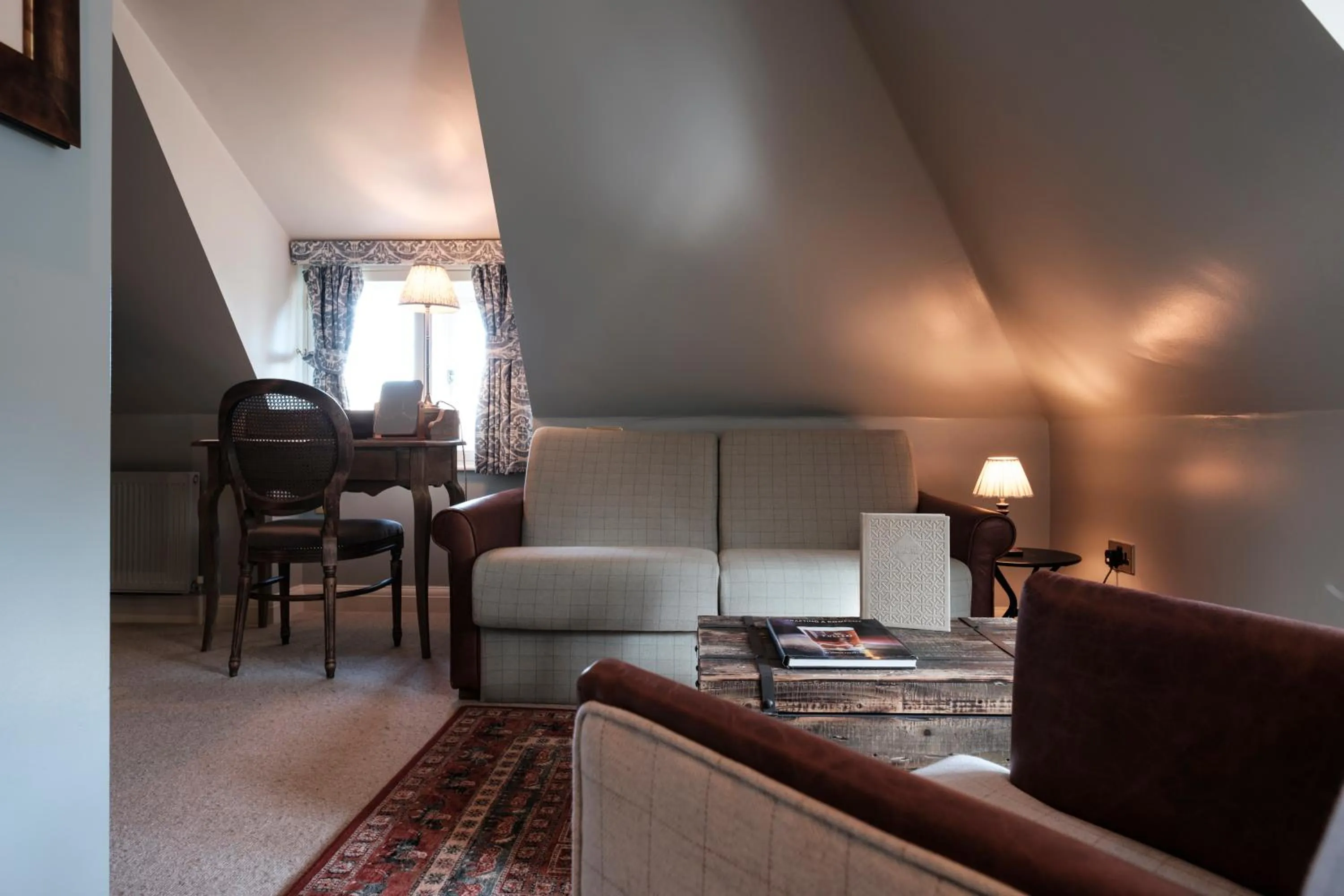 Seating area in The Pilgrim Inn