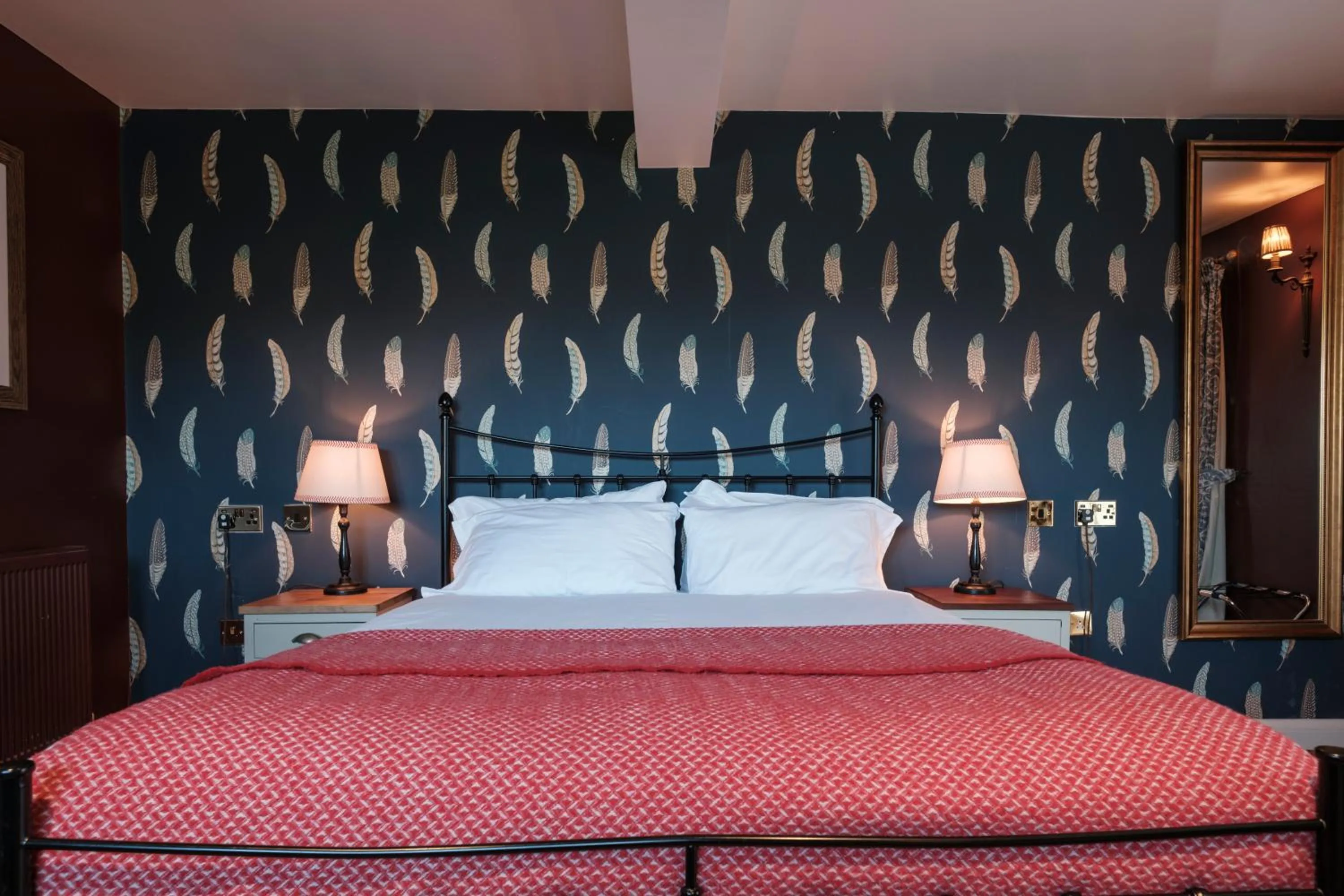 Bed in The Pilgrim Inn