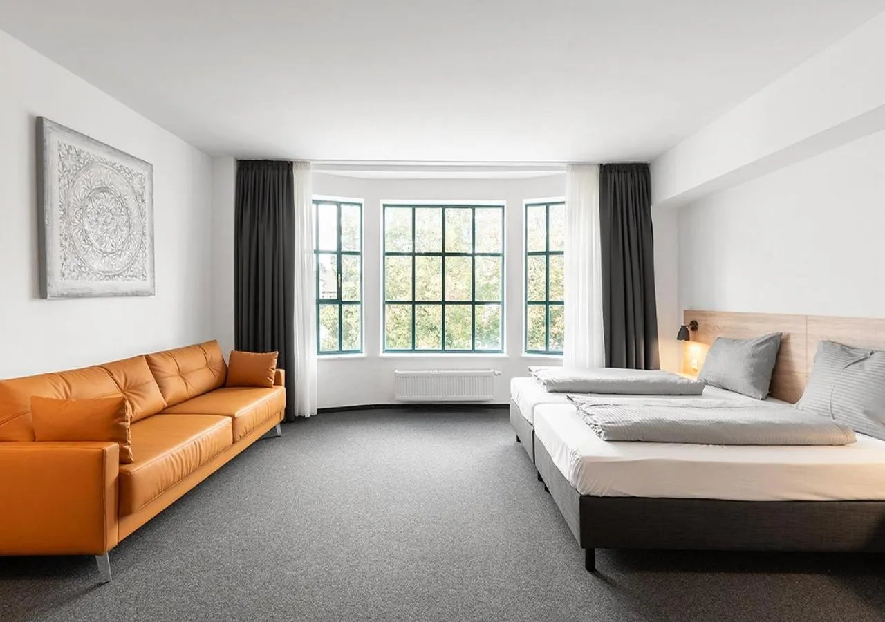 Photo of the whole room, Bed in Apartimo Landshut