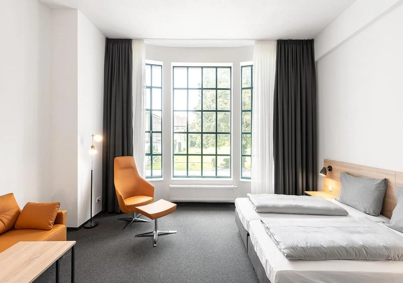 Photo of the whole room, Bed in Apartimo Landshut